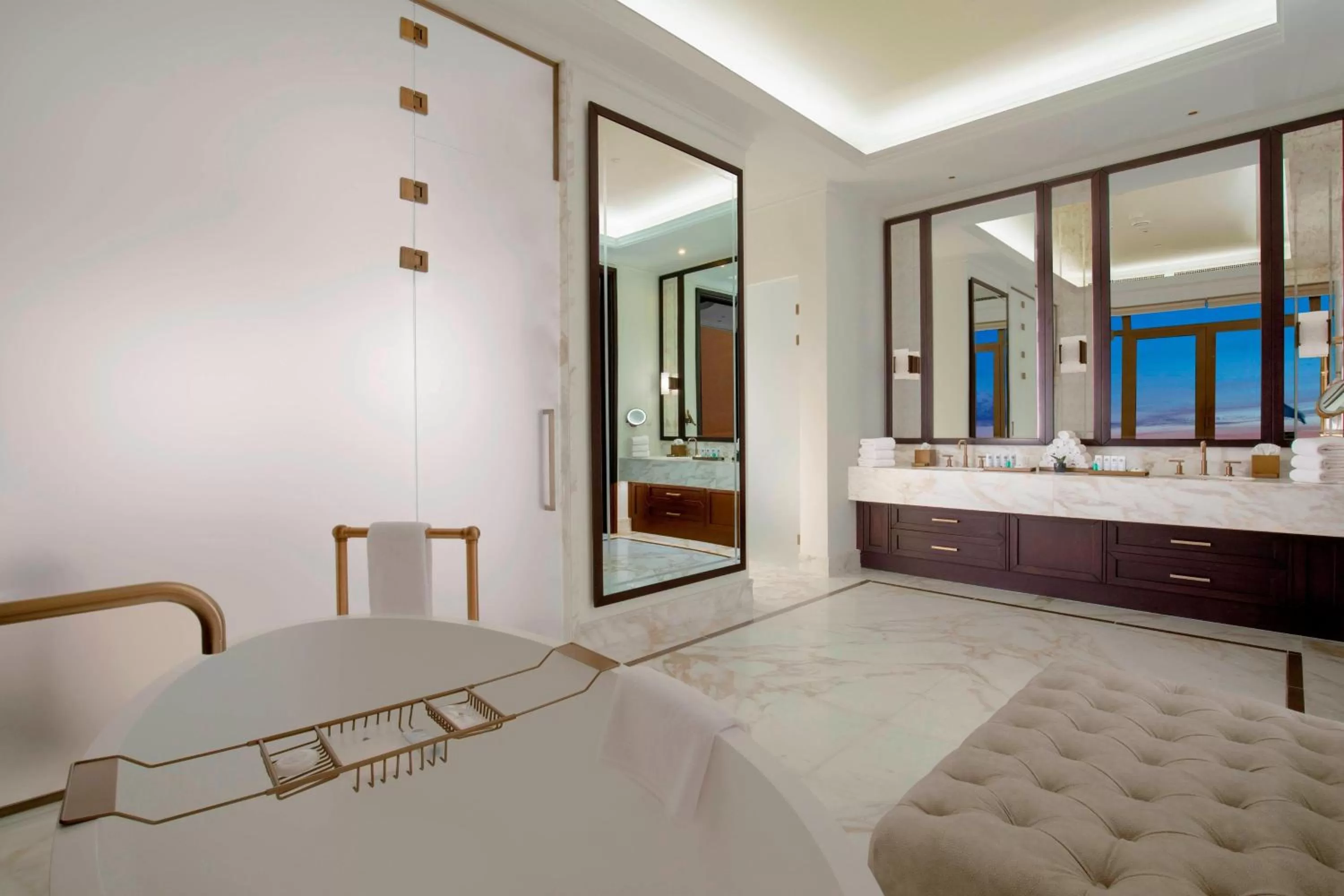 Bathroom, Bed in The St. Regis Astana