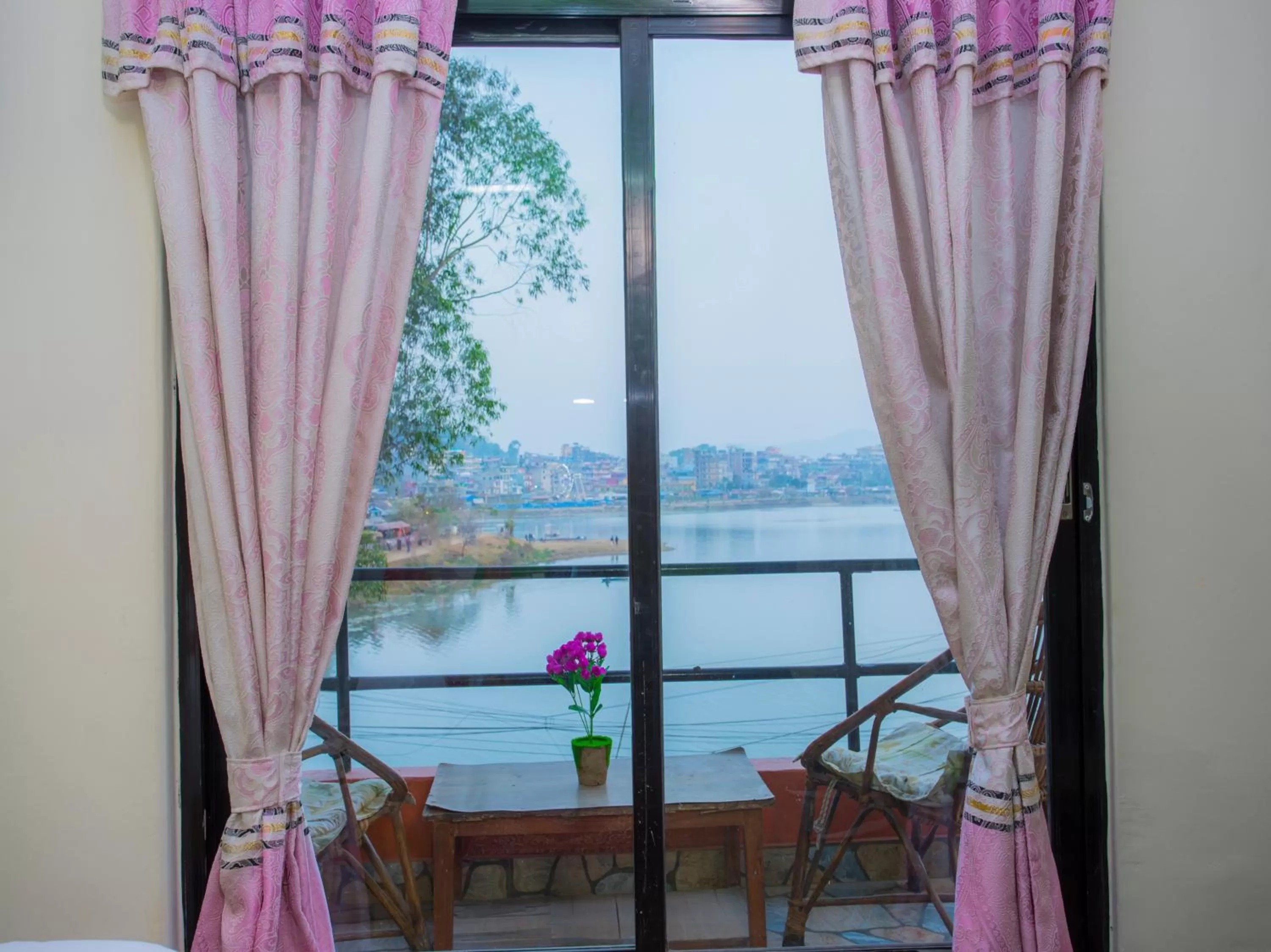 Balcony/Terrace in Hotel Fewa Corner & Restro