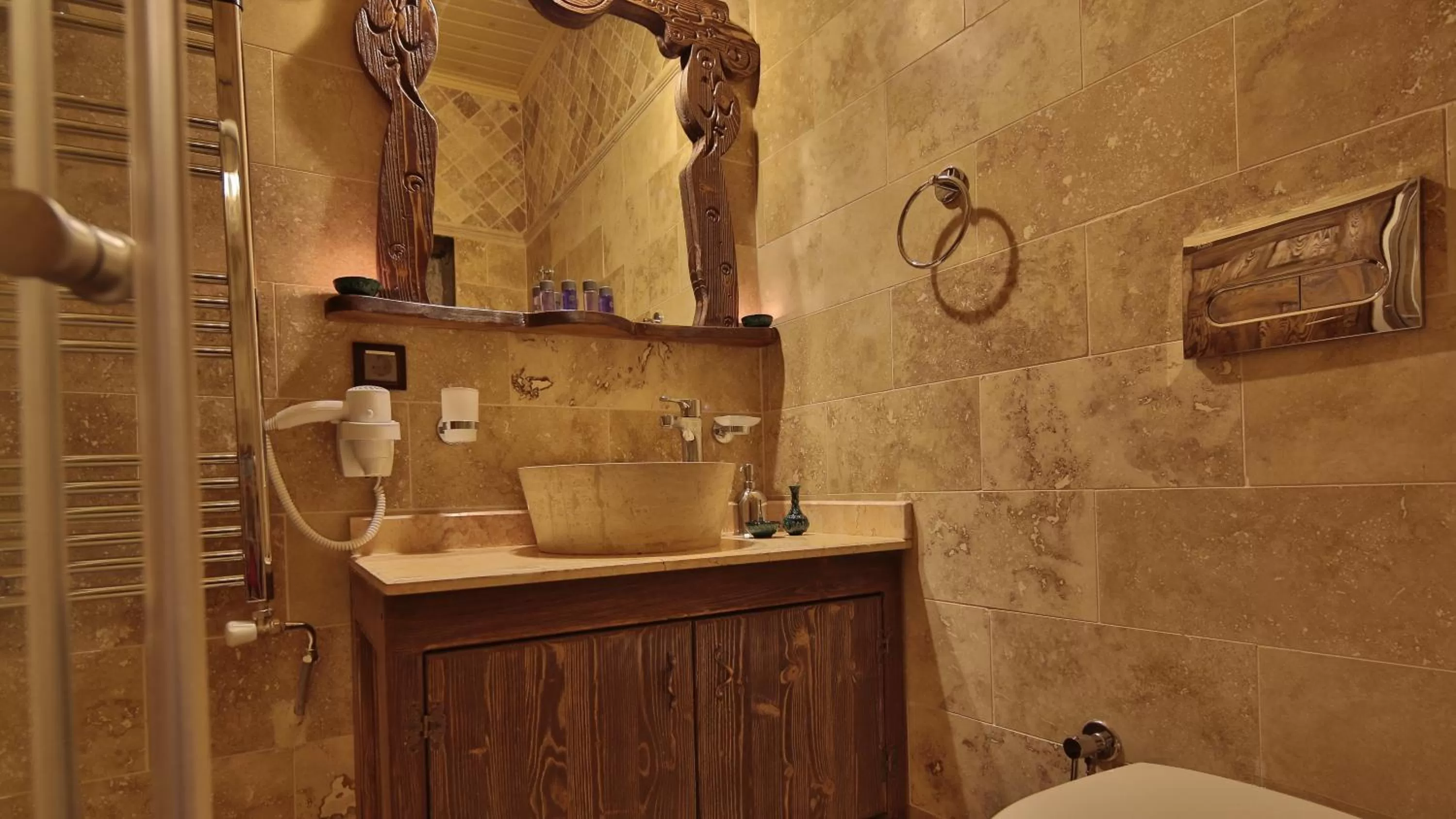 Bathroom in Cappadocia Cave Land Hotel