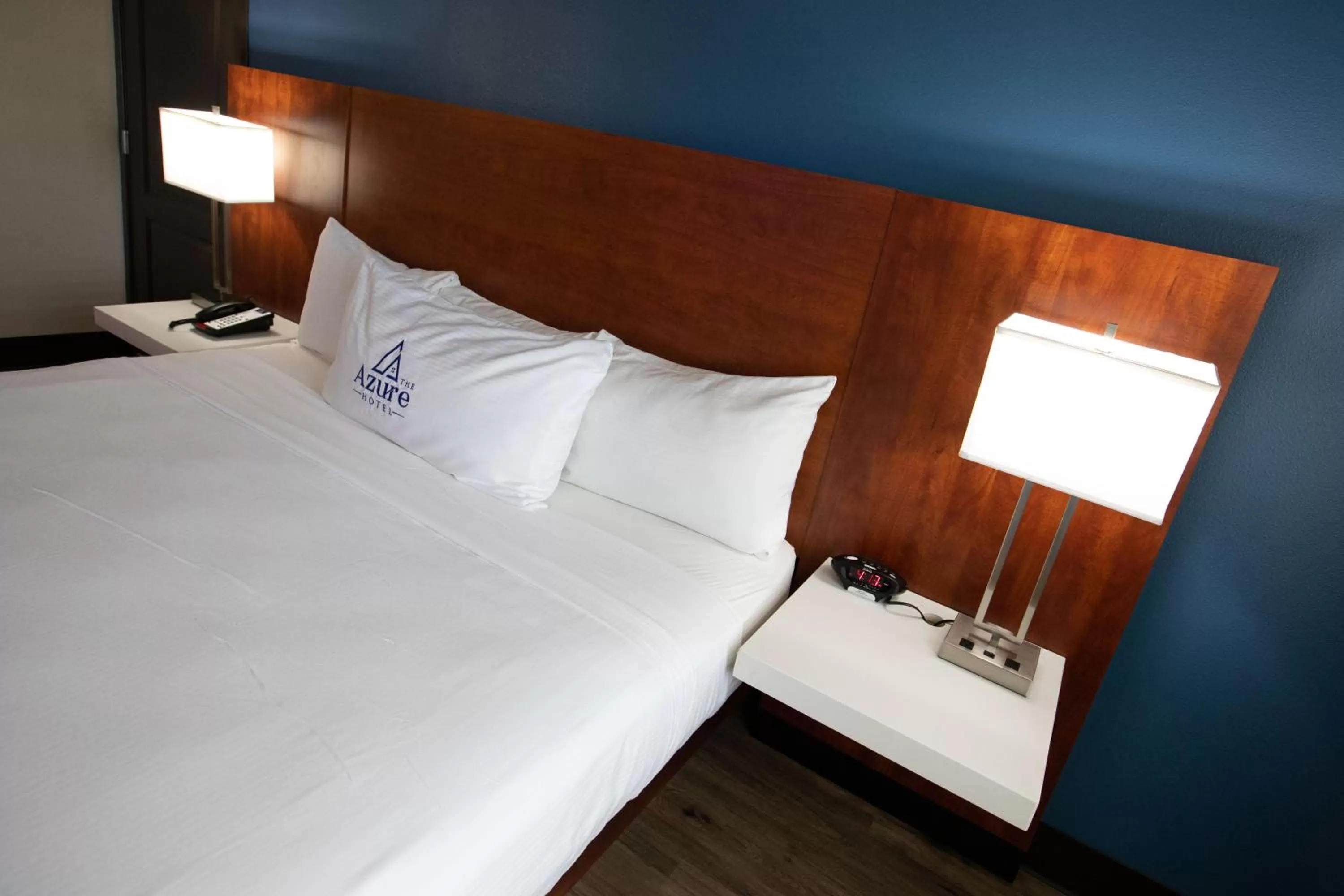 Bed in The Azure Hotel