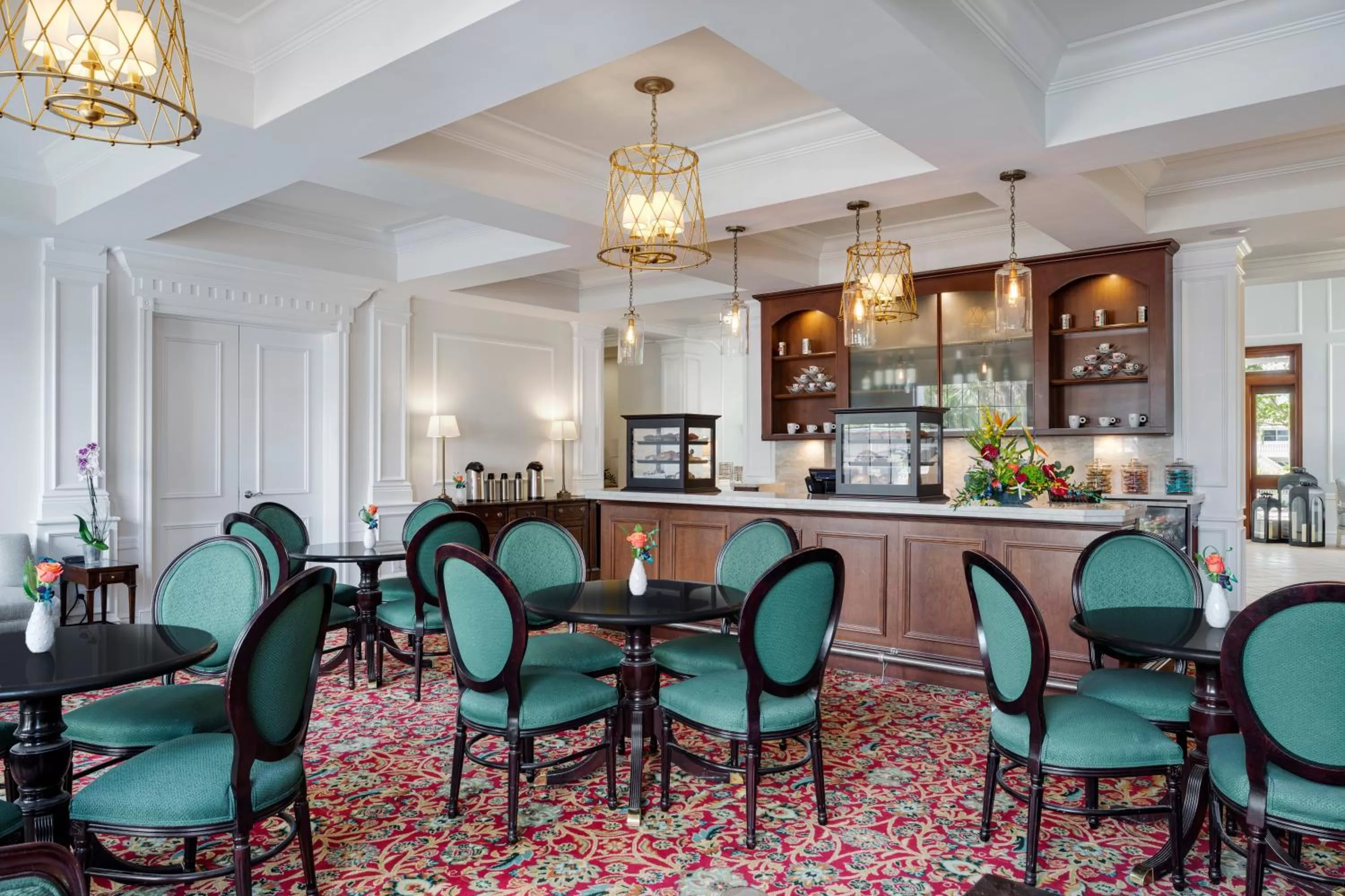 Seating area in The Capri Inn