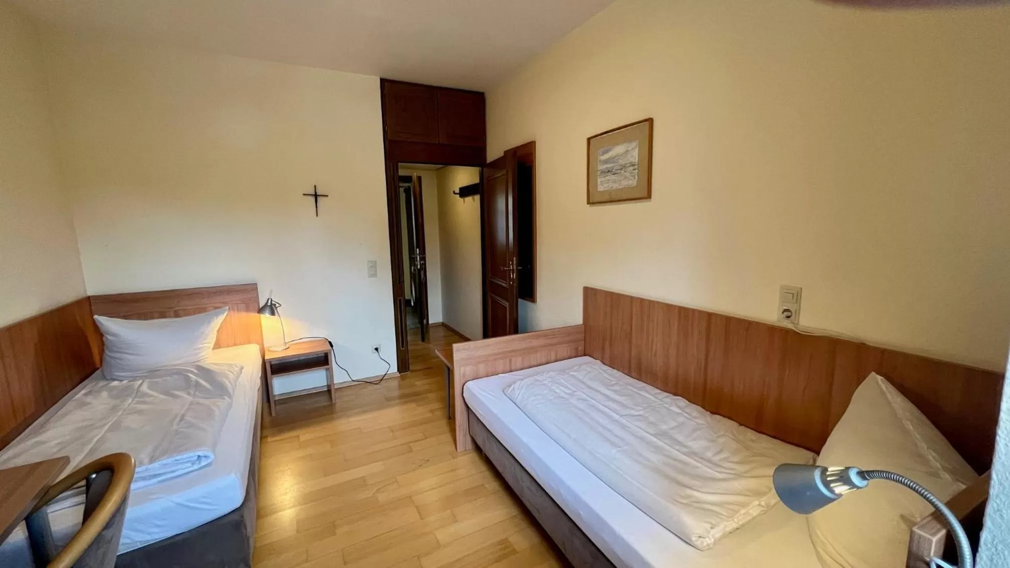 Bed in Kloster Steinfeld Gästehaus