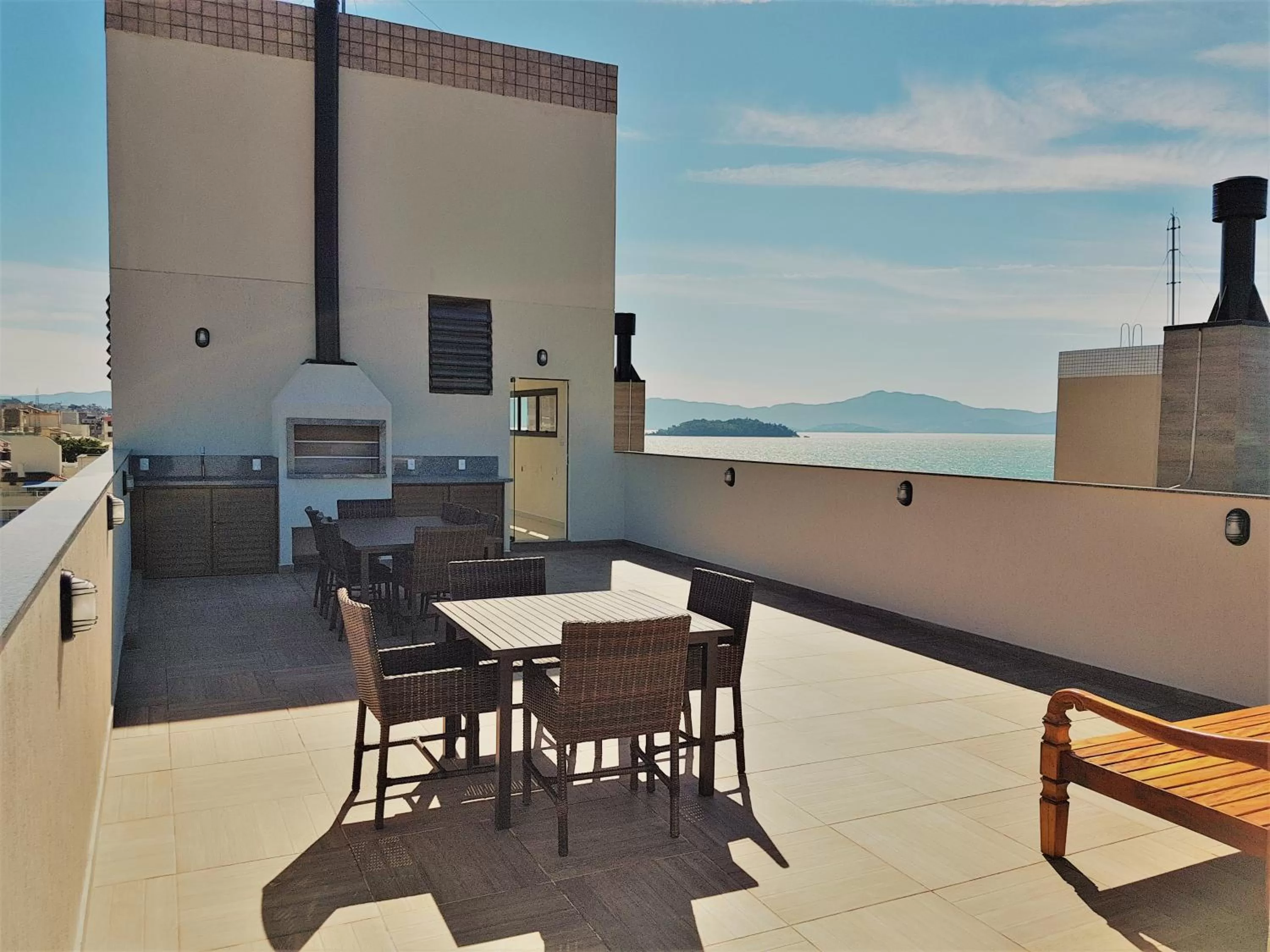 BBQ facilities in Fragata Apart Hotel