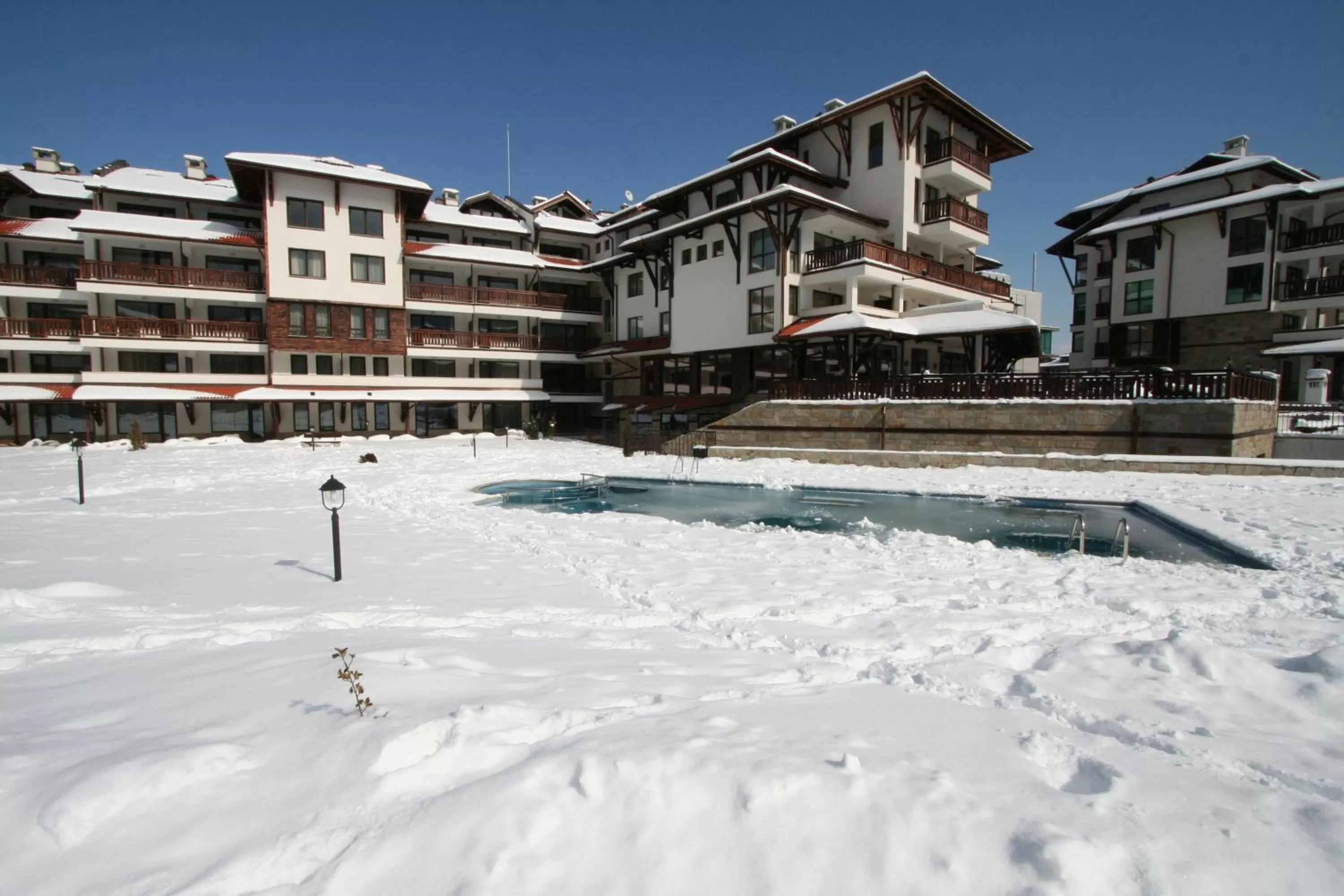 Facade/entrance in Bansko Royal Towers Hotel