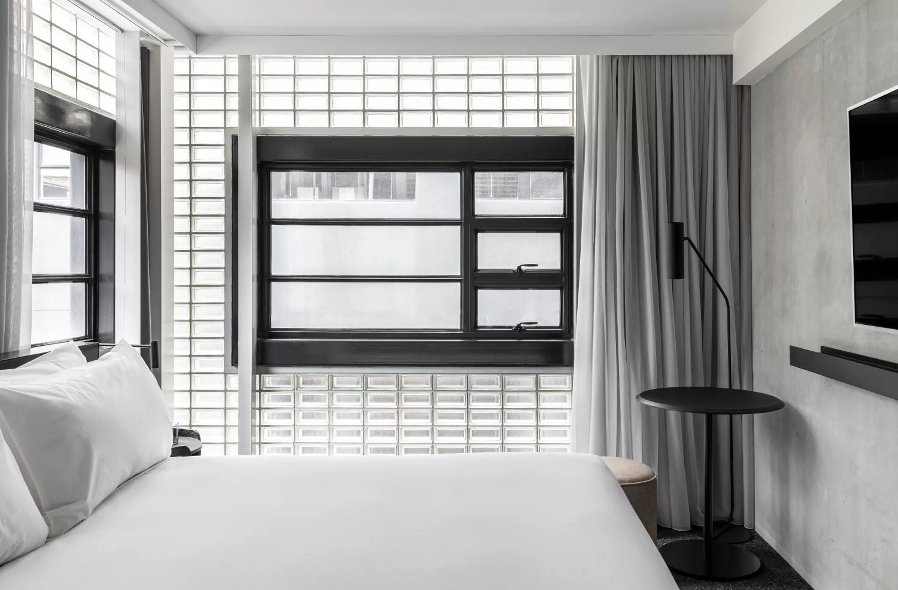 Bedroom, Bed in Lancemore Crossley St. Melbourne