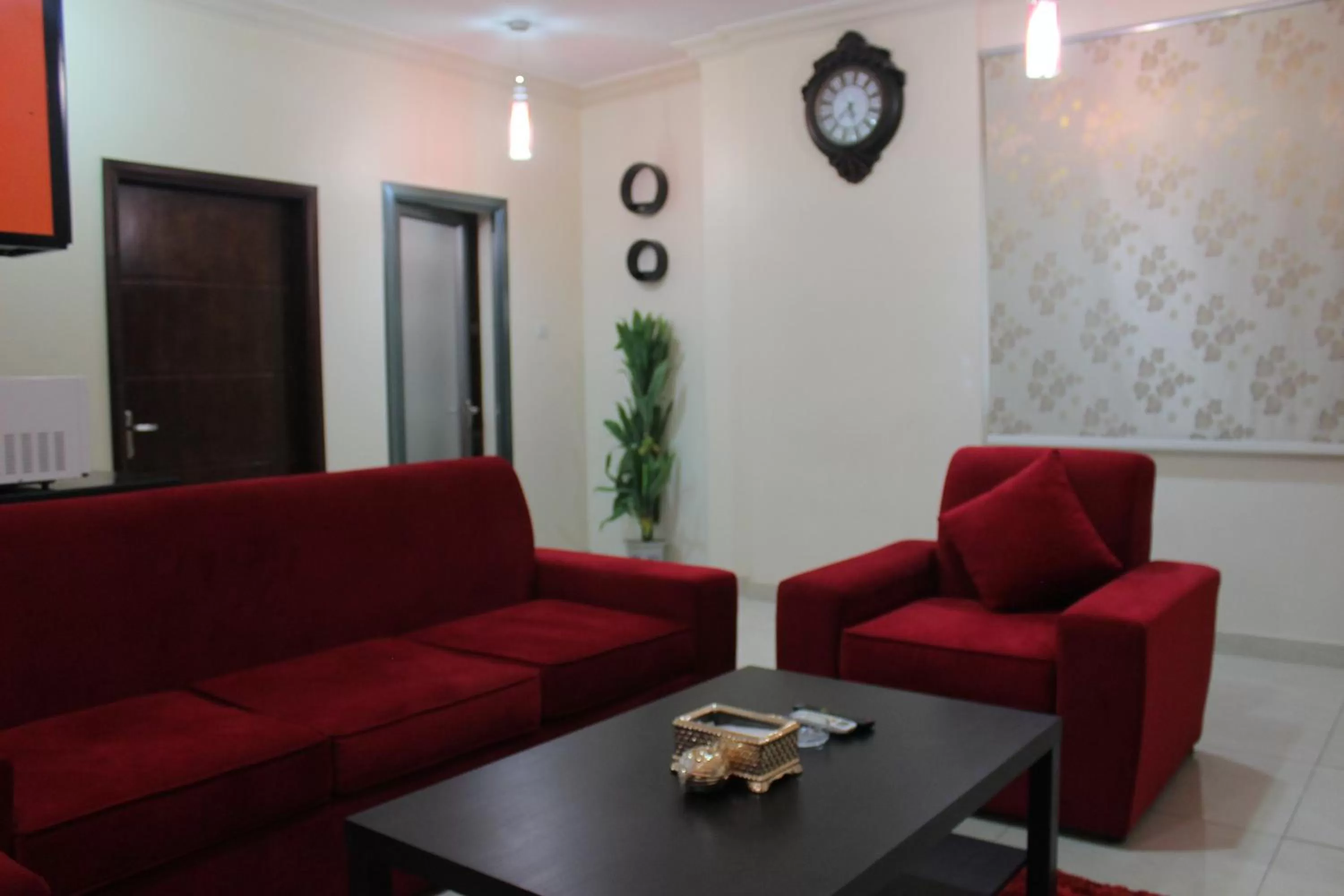 Seating Area in Al Amoria Apartments
