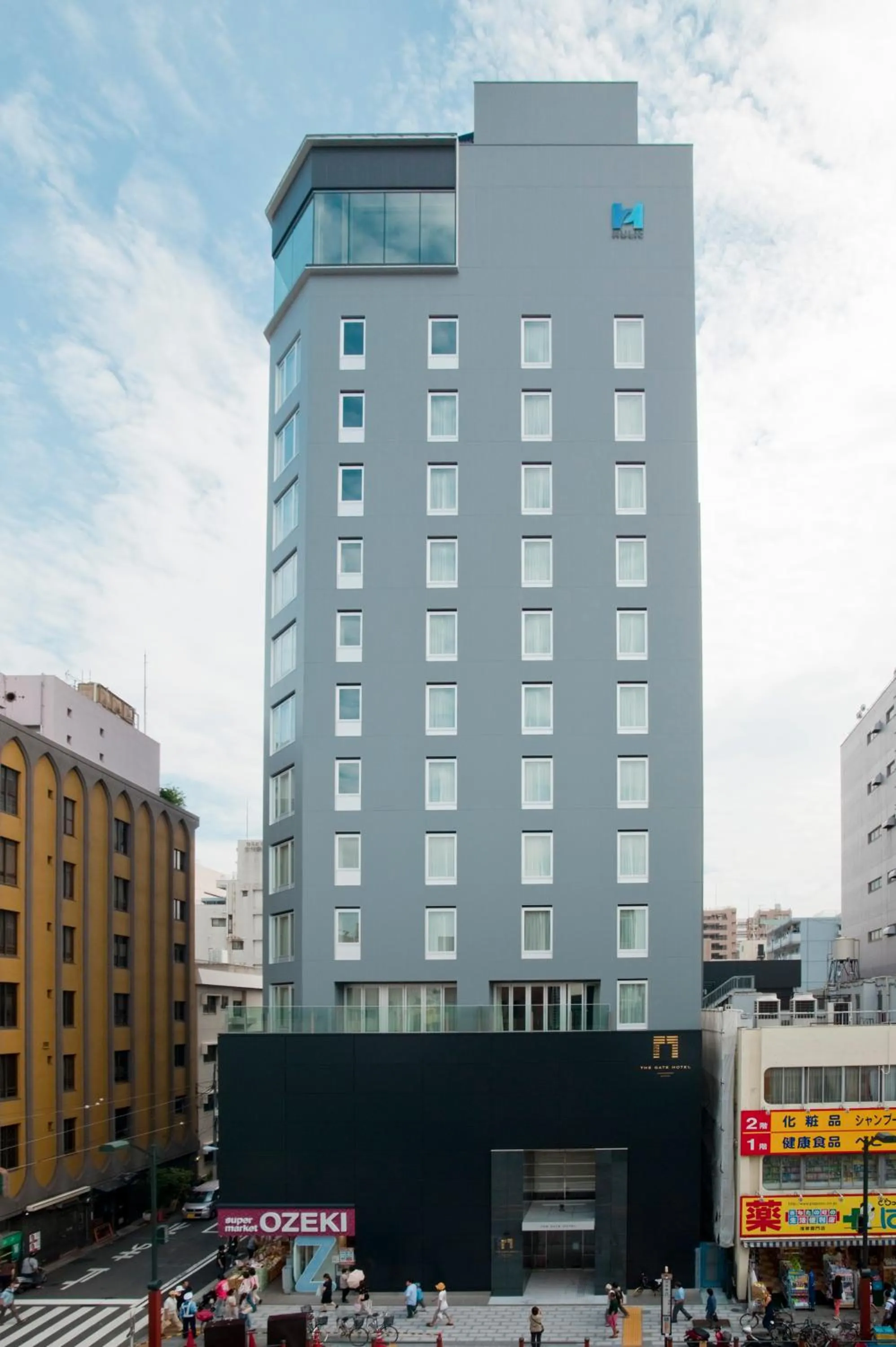 Facade/entrance in The Gate Hotel Kaminarimon by Hulic