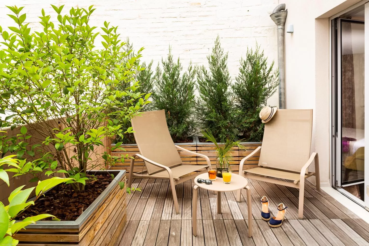 Balcony/Terrace in XO Hotel Paris