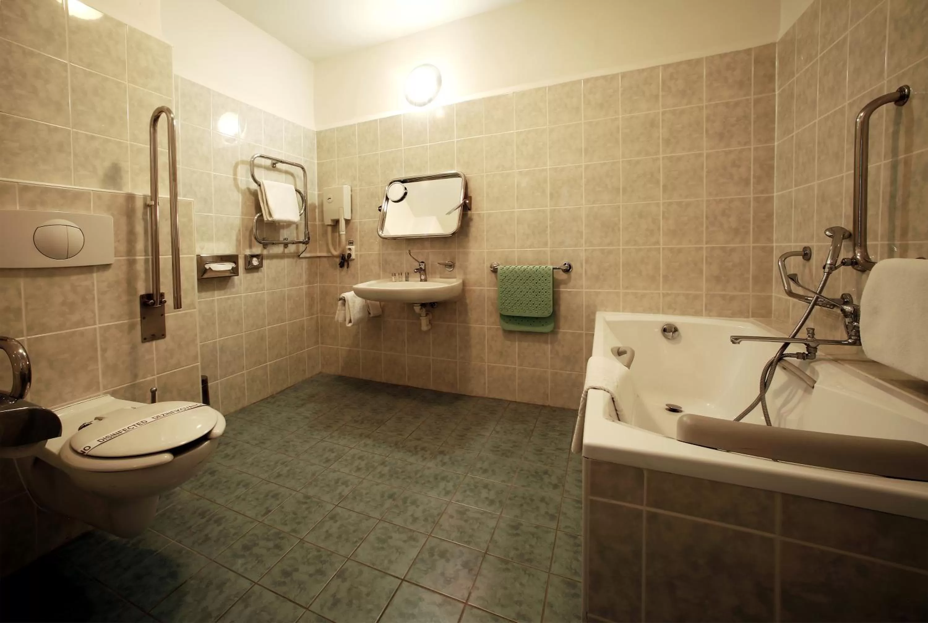 Facility for disabled guests in Hotel Central