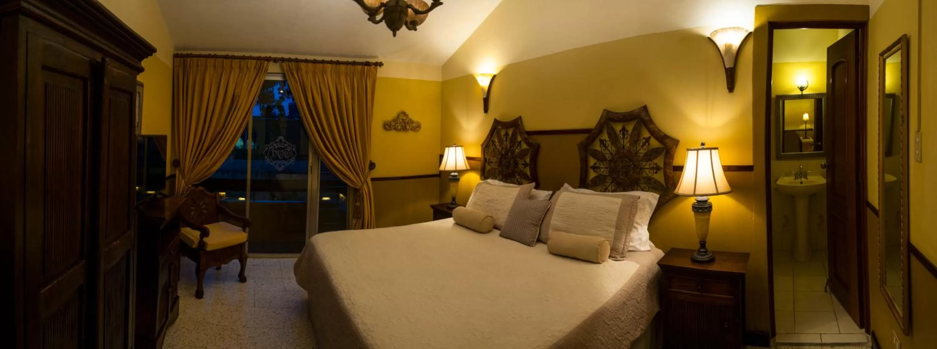 Bed in Hostal Villa Toscana