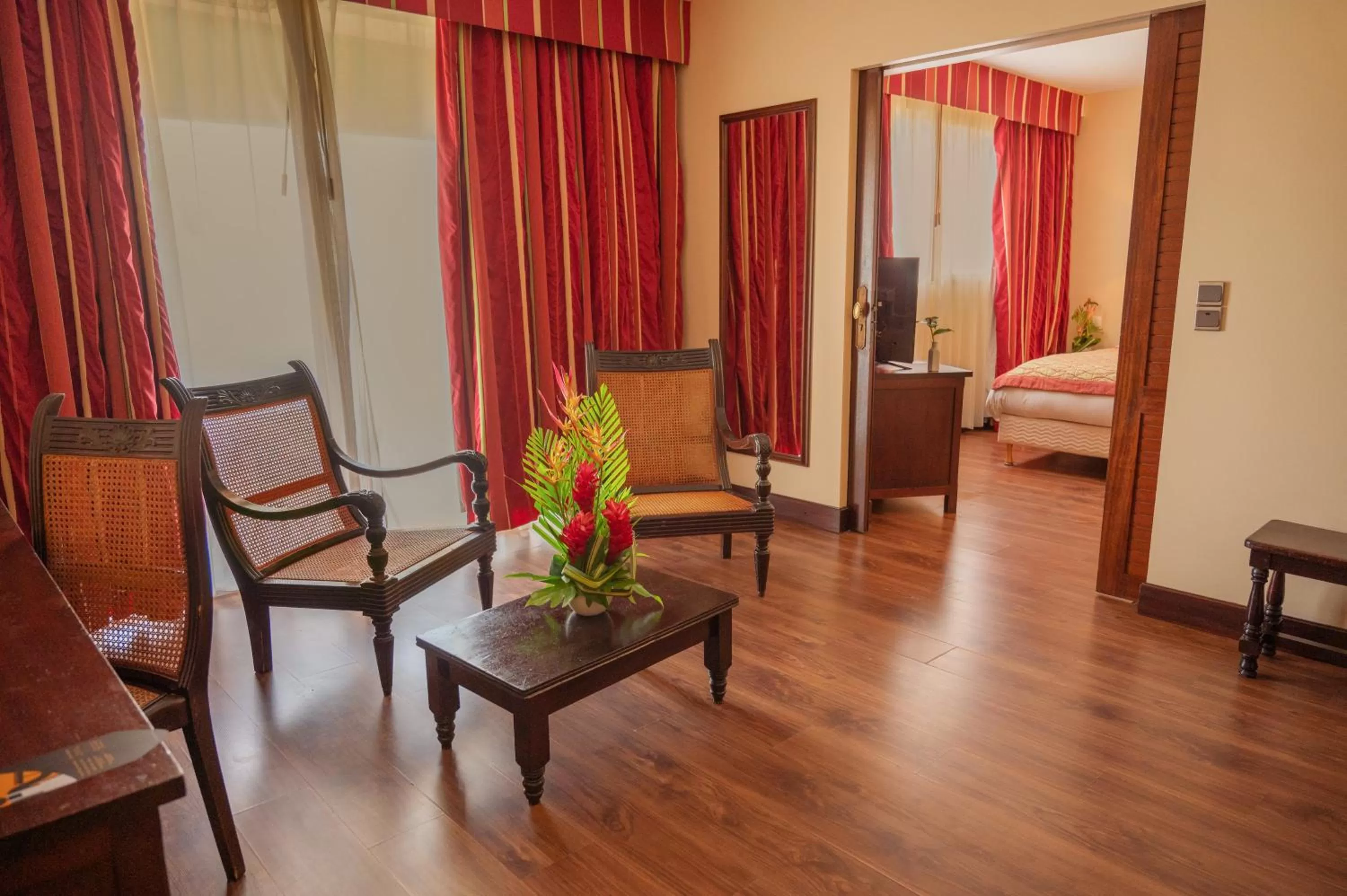 Bed in Hotel Bakoua Martinique