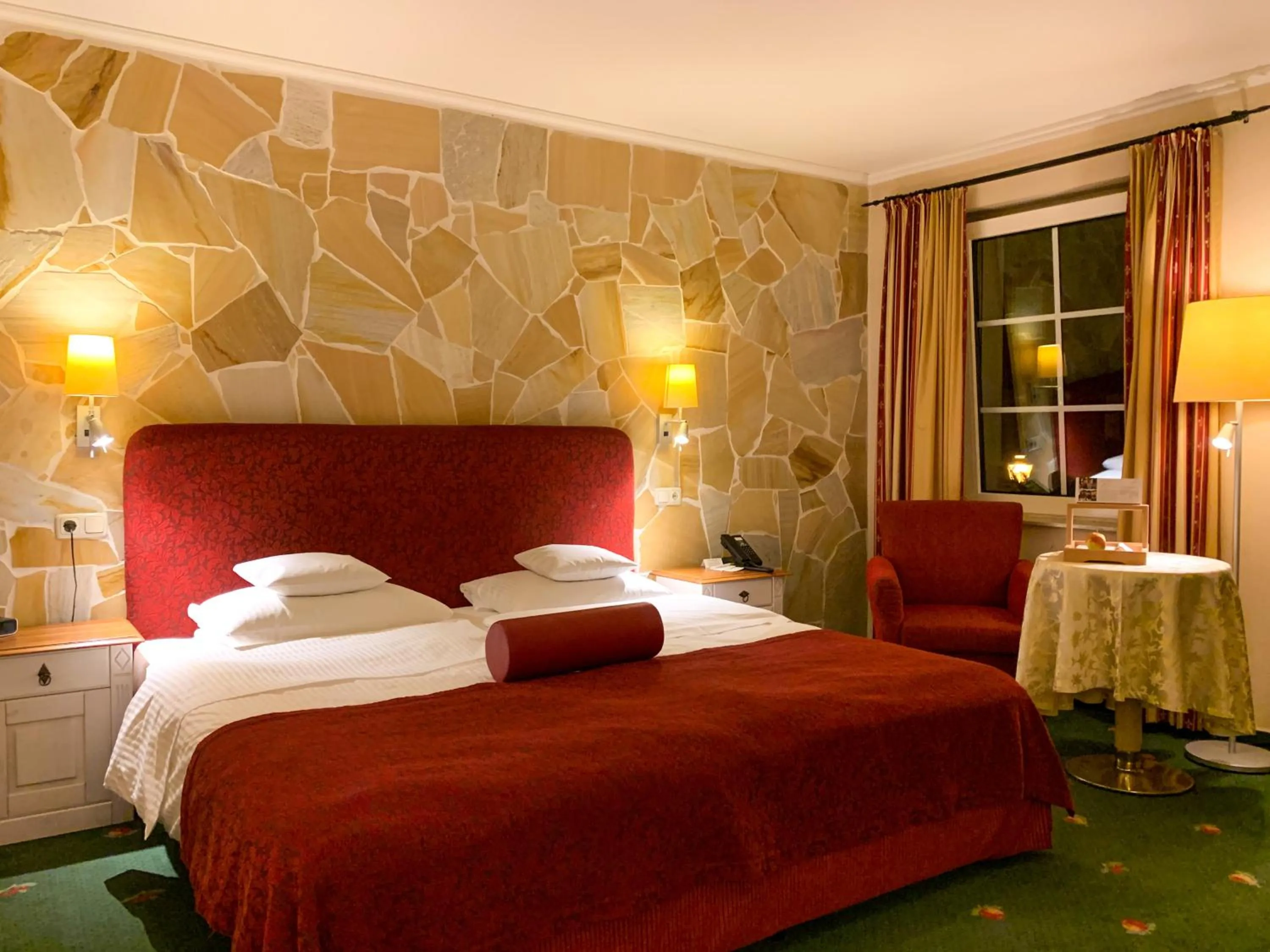 Bed in Ringhotel Hotel Zum Stein