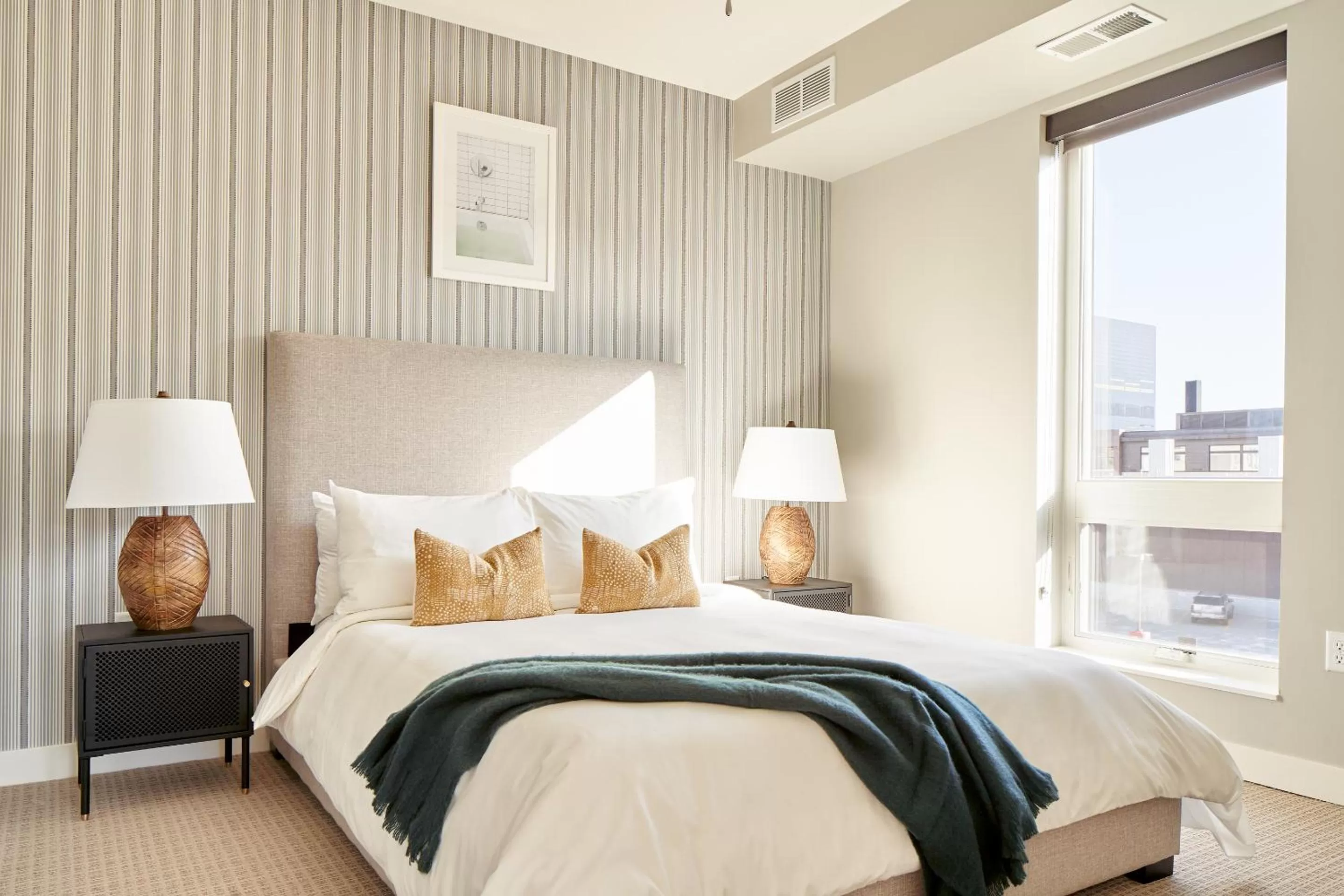 Living room, Bed in Sonder at Vicinity