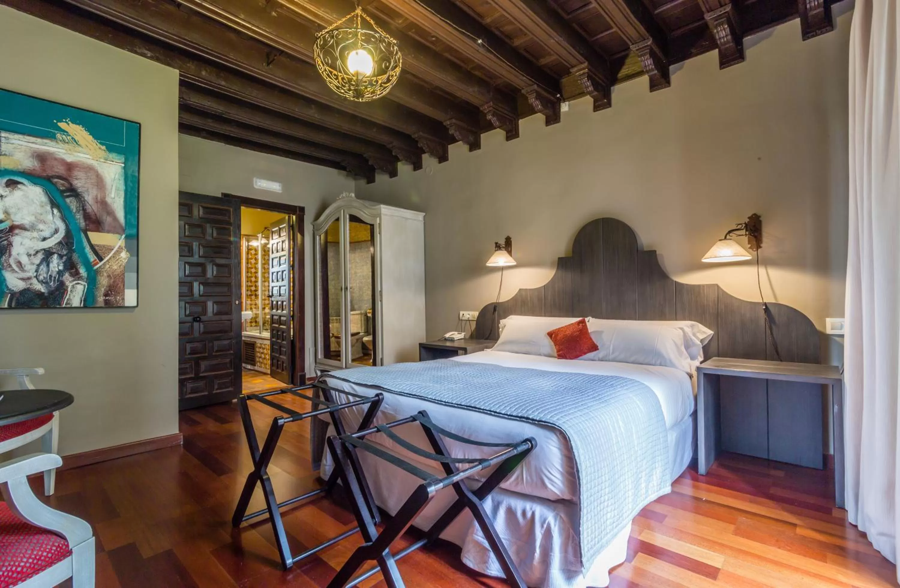 Bedroom, Bed in Palacio de Mariana Pineda