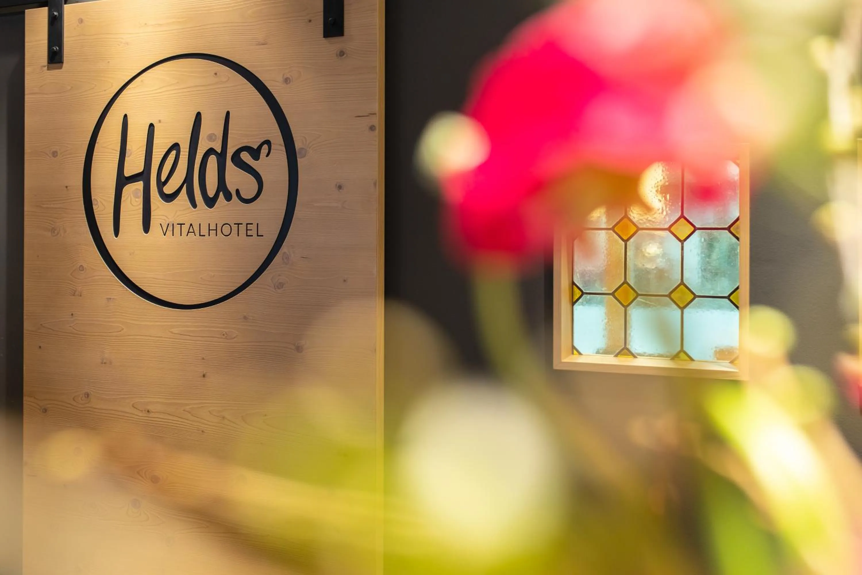 Lobby or reception in HELDs Vitalhotel