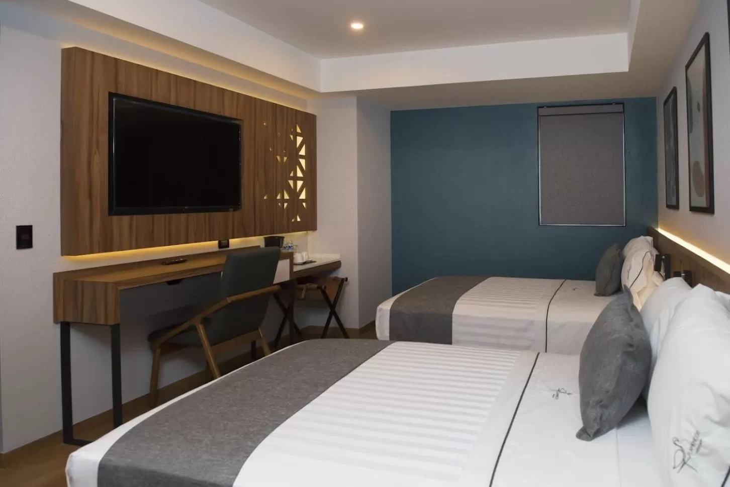 Bed in Hotel Flamencos Centro Histórico