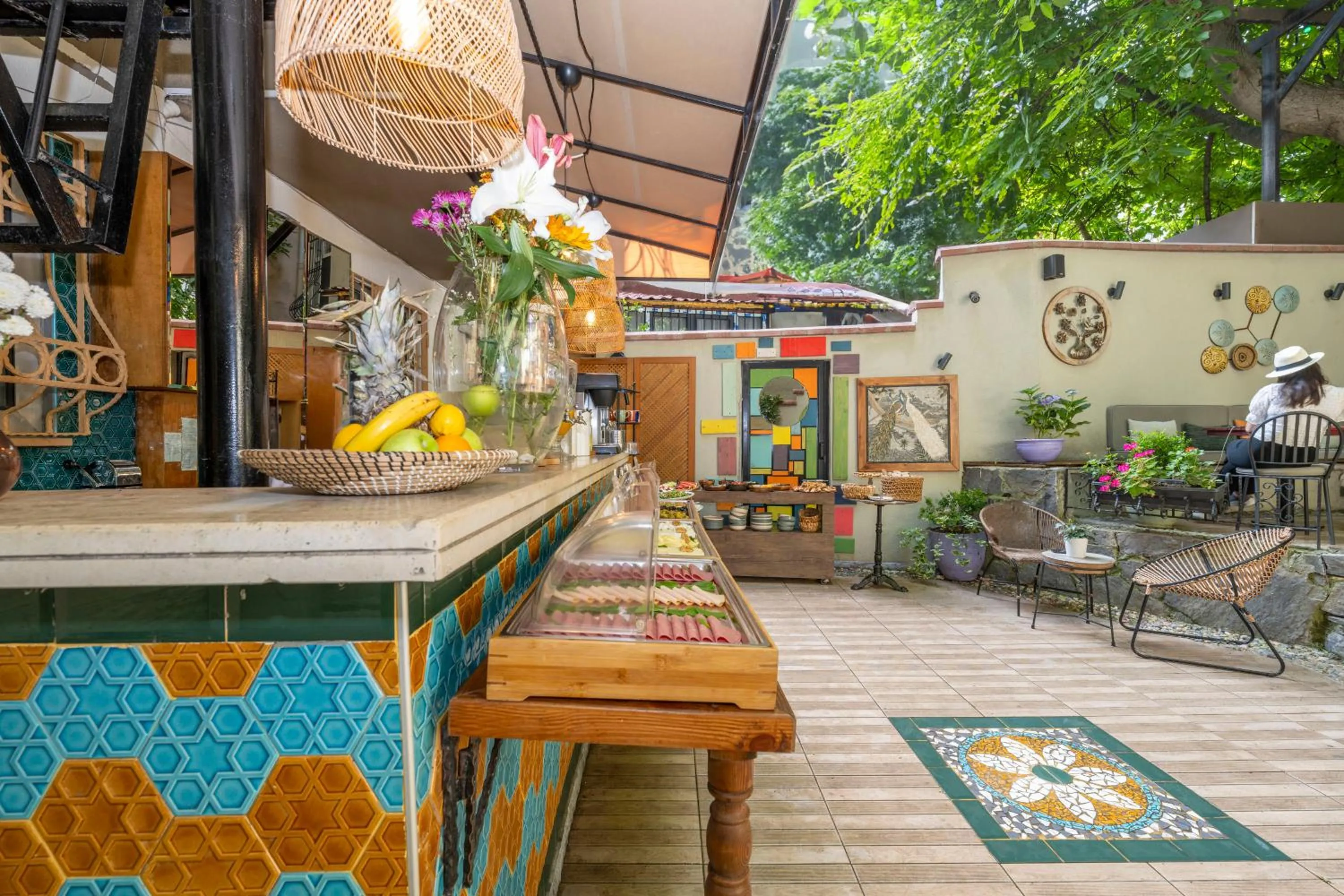 Patio in The Marions Suite istanbul Special Category Taksim