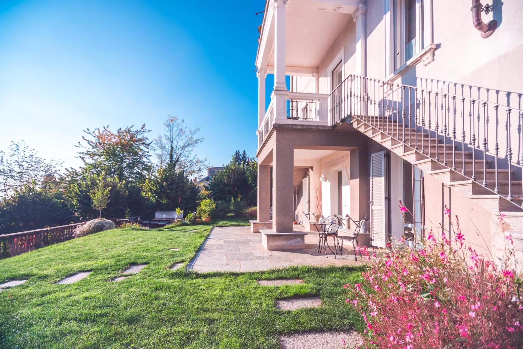 Patio in White Lilac Romantic B&B - Adults only