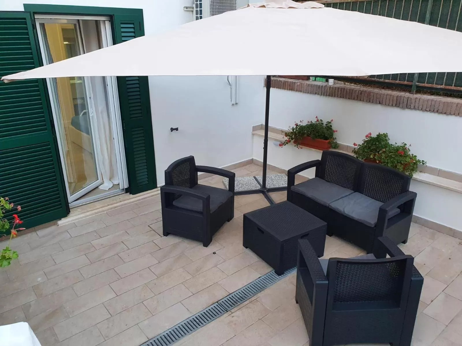 Patio in Riviera Albachiara Anzio B&B