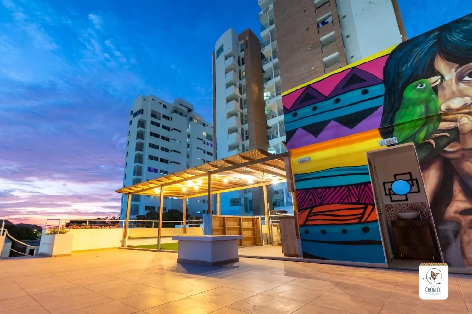 Property building in Hotel Boutique Casa chunuu Santa Marta