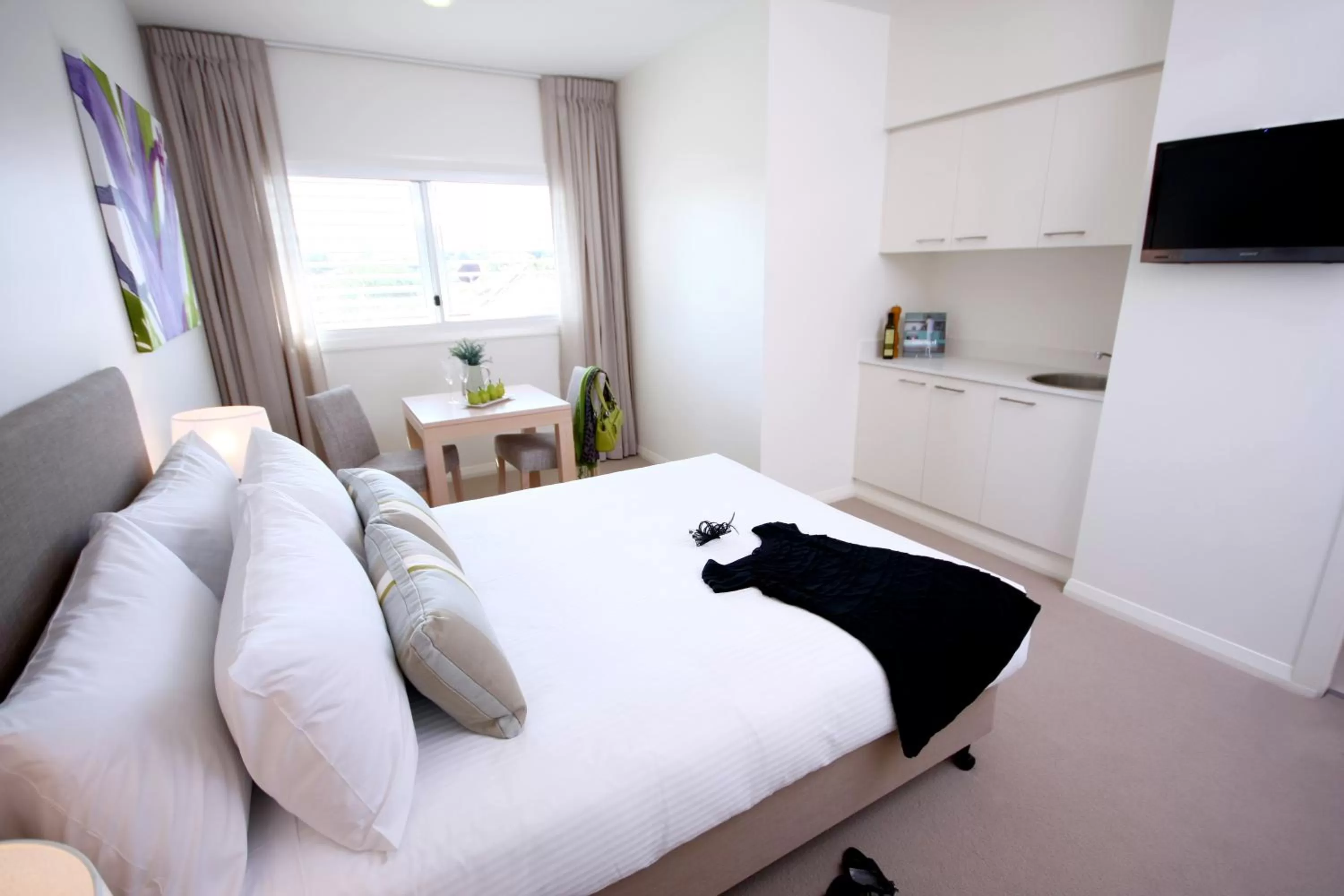 Photo of the whole room, Bed in Domain Serviced Apartments