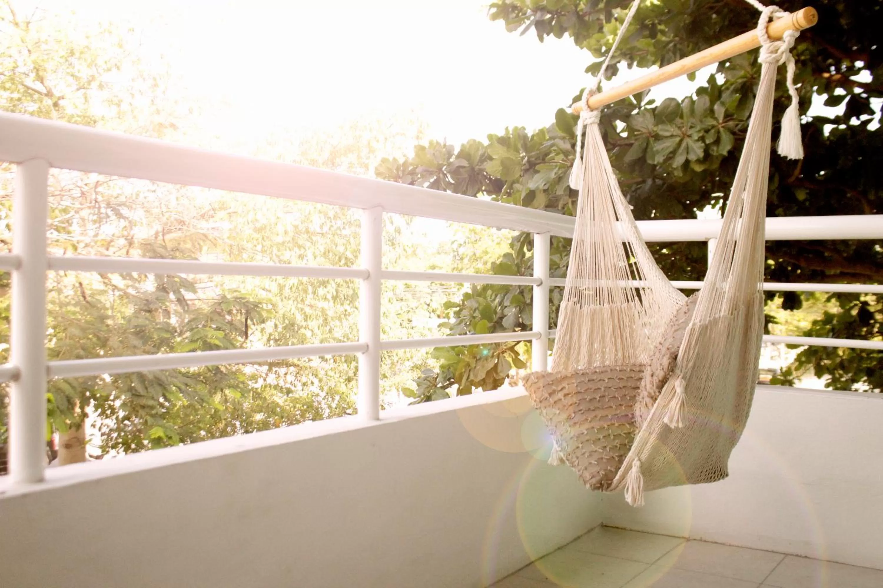 Balcony/Terrace in La Palmita Budget Boutique Hotel