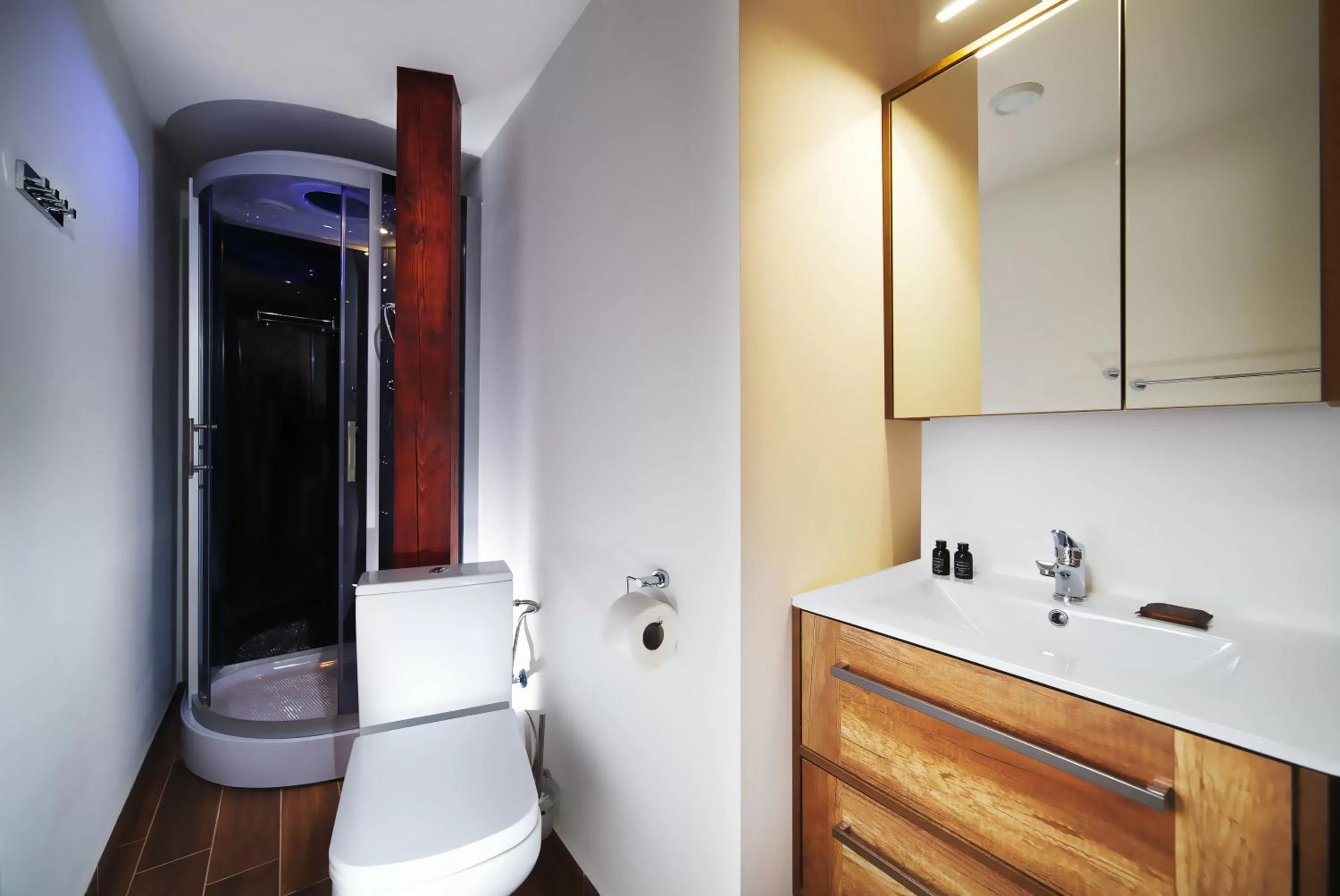 Bathroom in Hotel Dymník