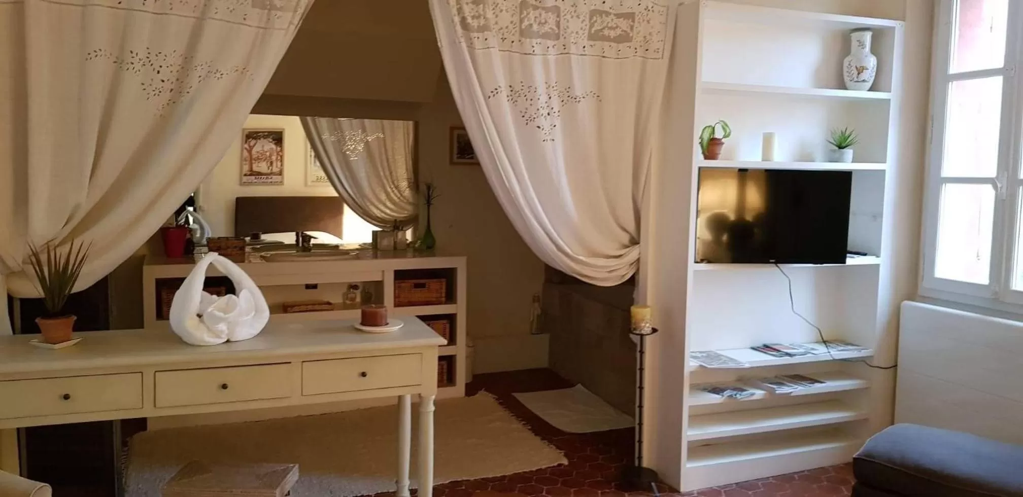 Bathroom in Le Belvédère - Chambres d'hôtes de charme et Restaurant