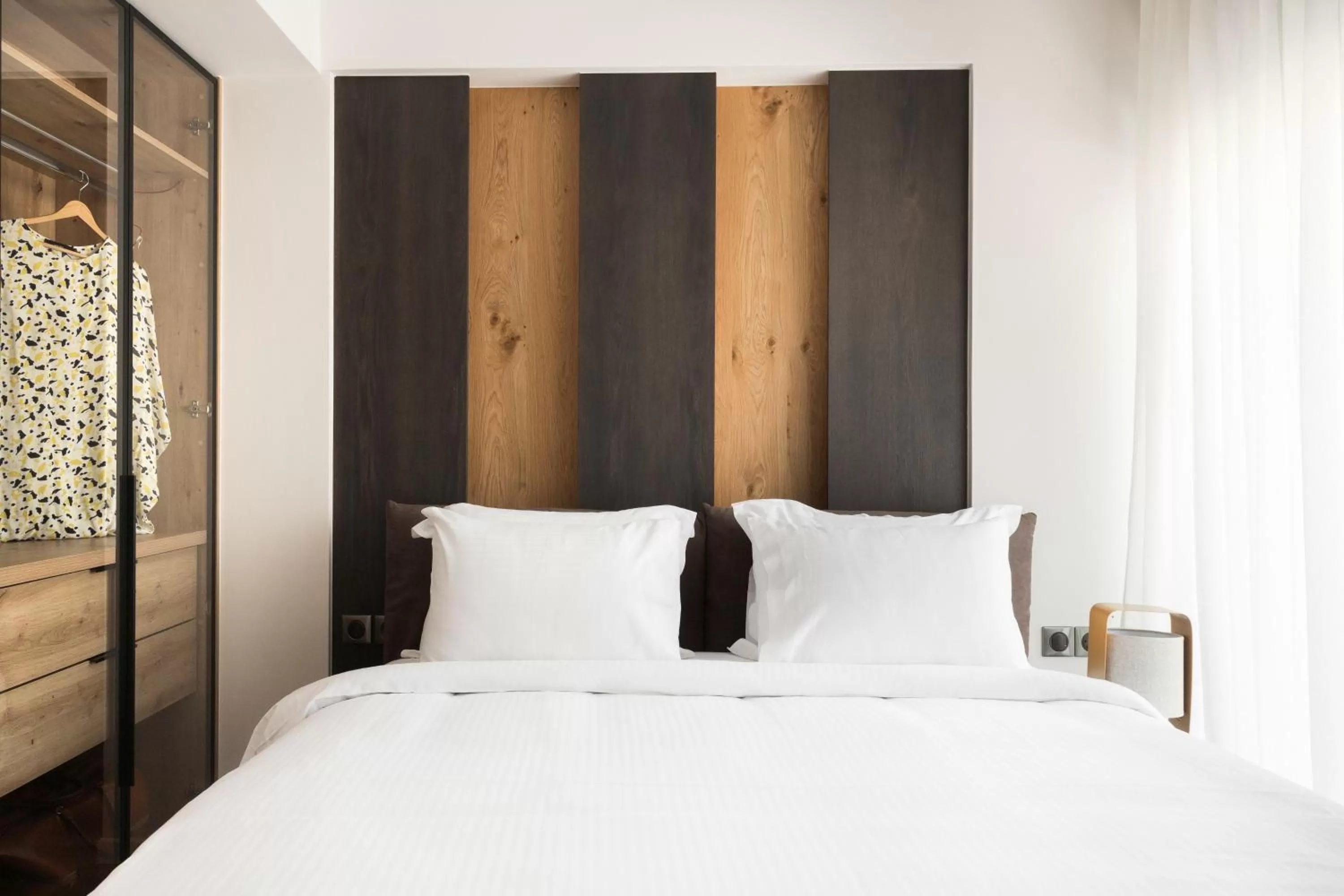 Bed in LUX&EASY Athens Downtown Apartments