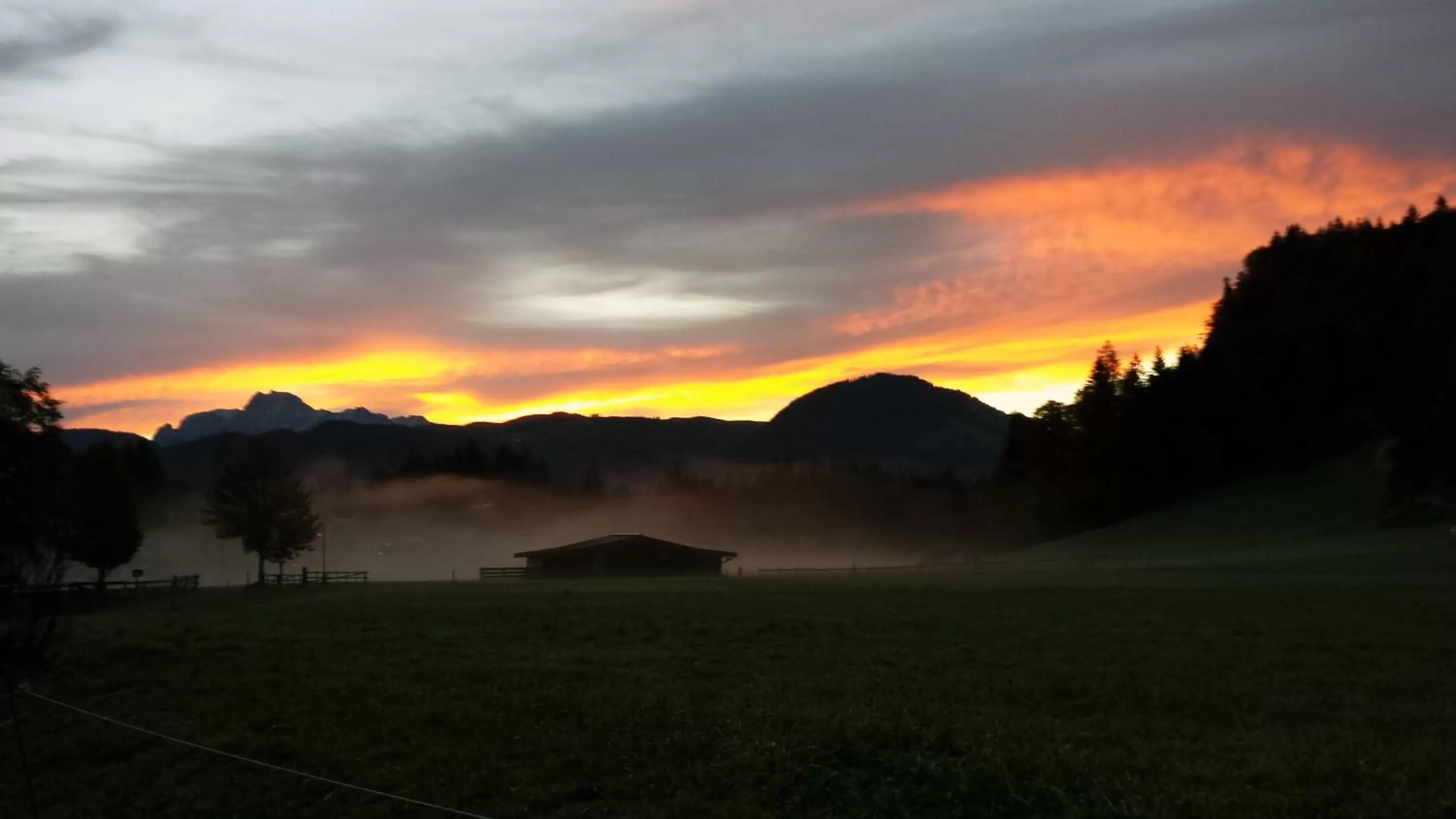 Natural landscape in Pension Wildental