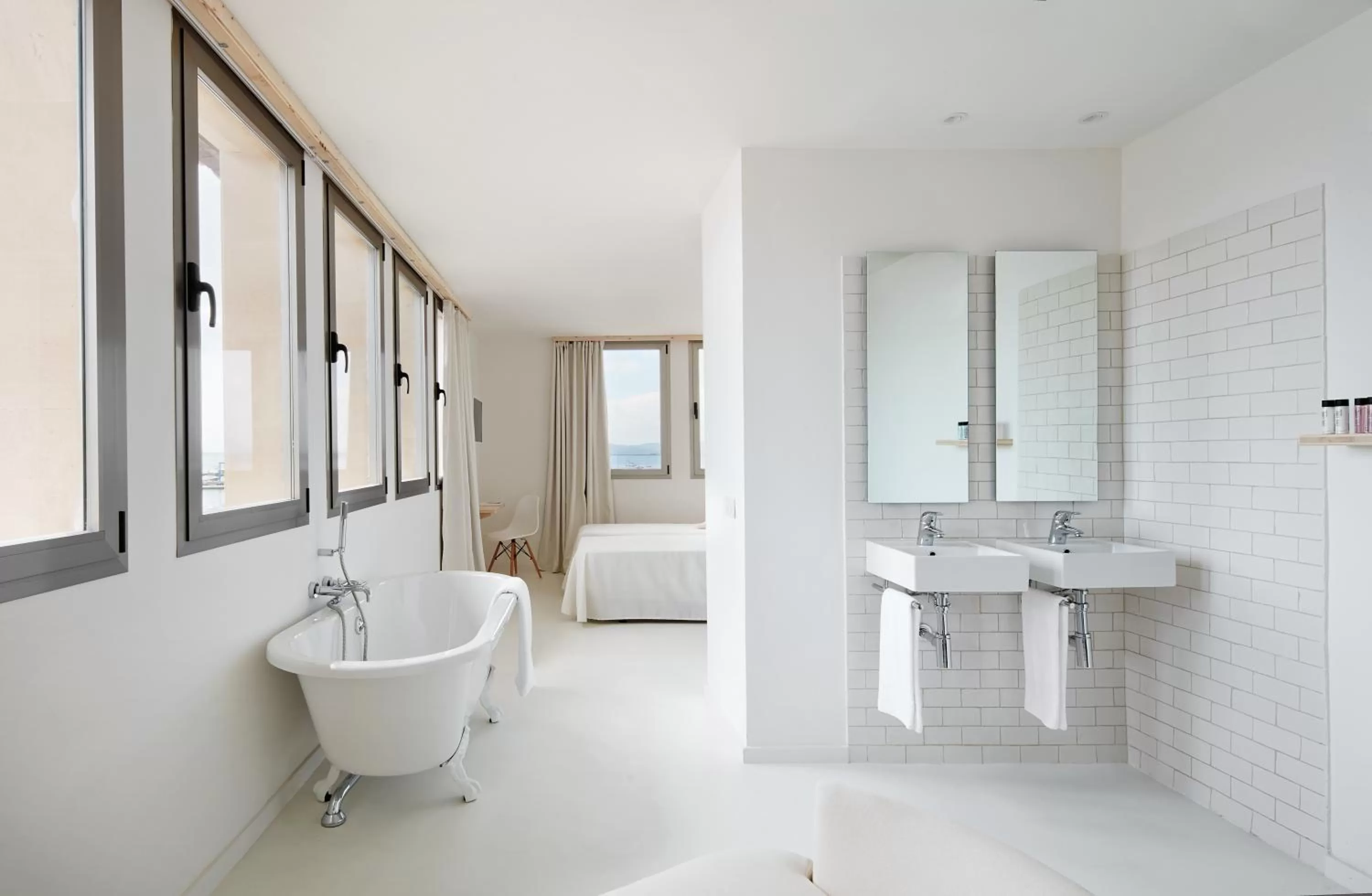 Bathroom in Hotel Eolo