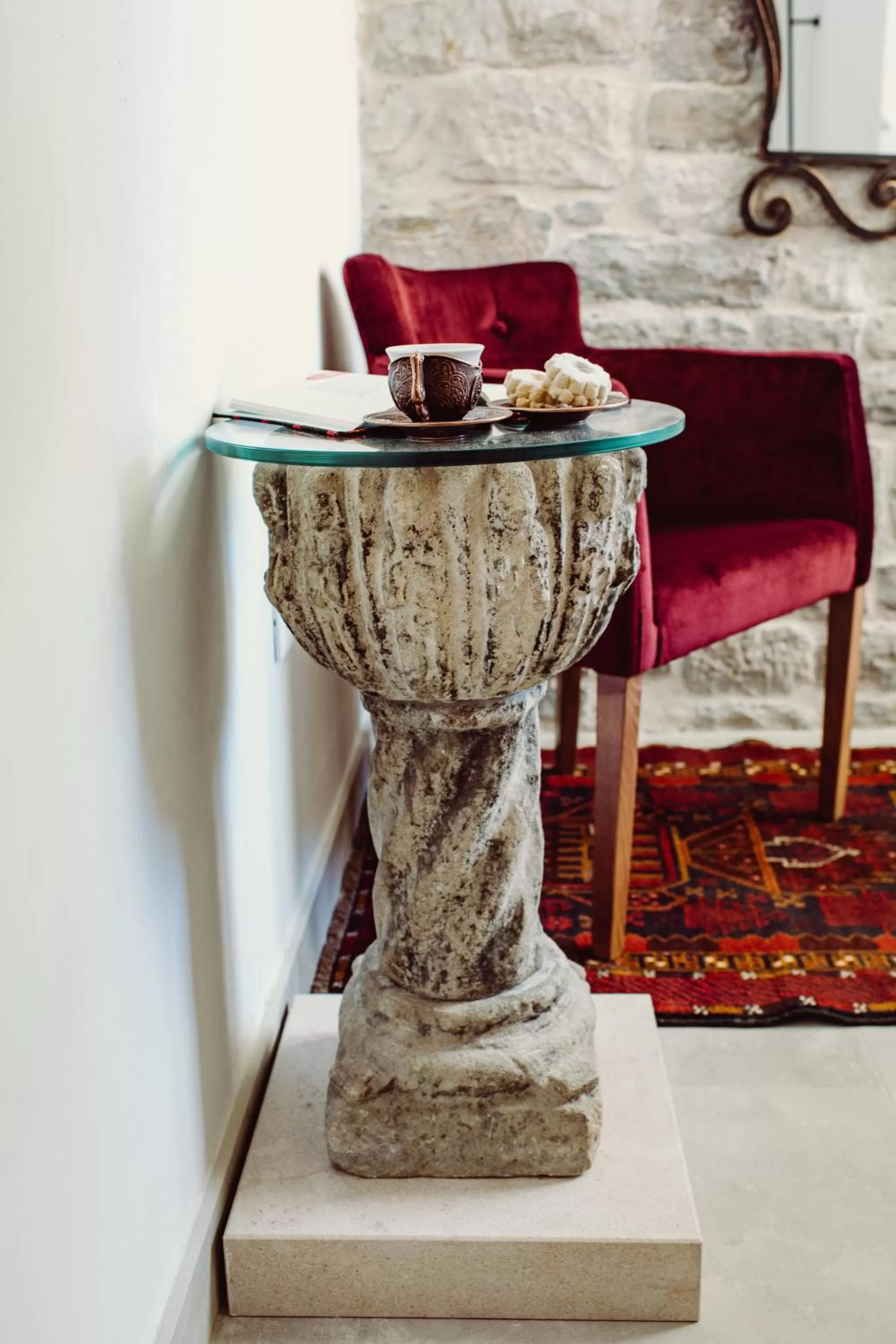 Decorative detail in Villa Nepos Hotel