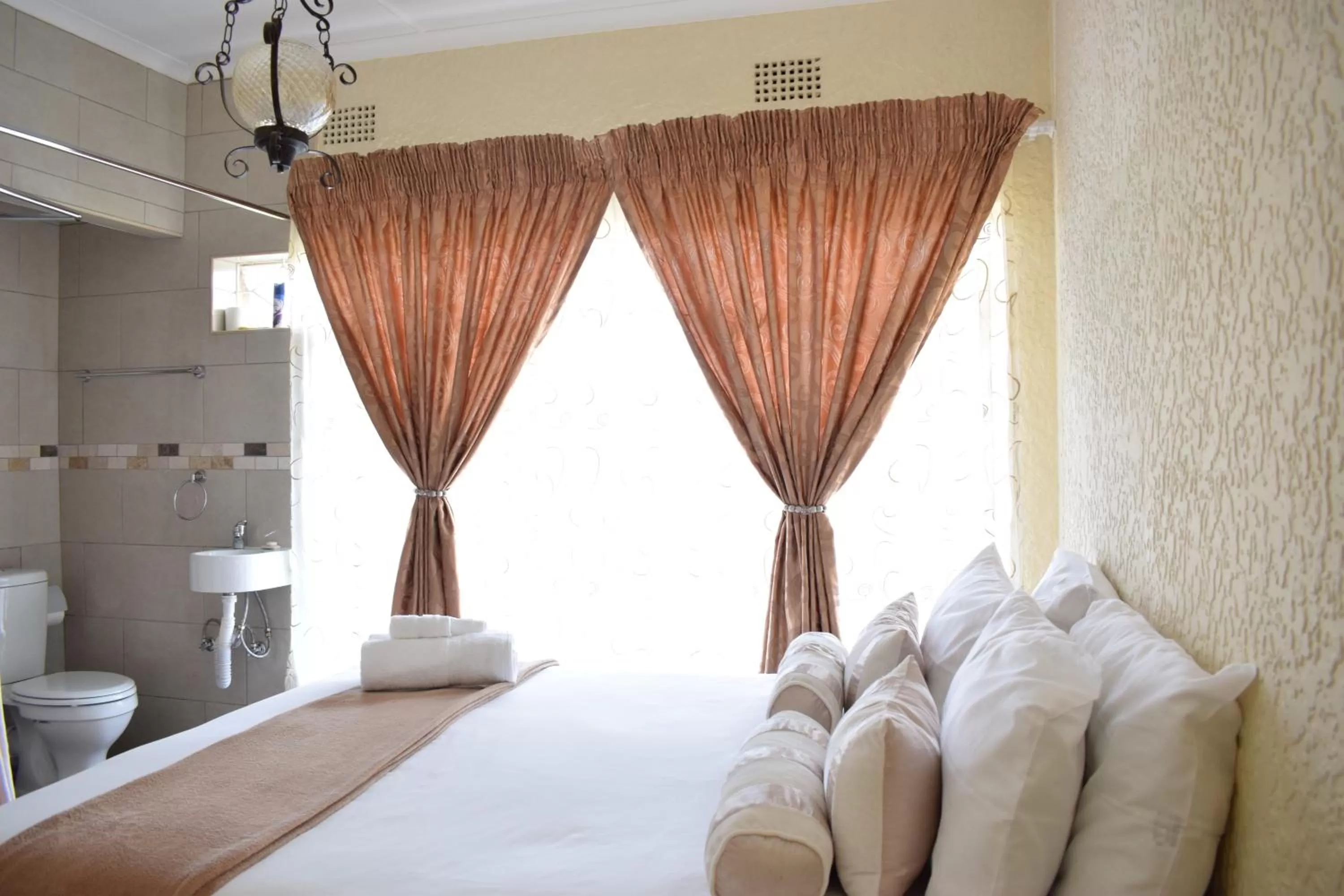 Bed in Moye Guest House