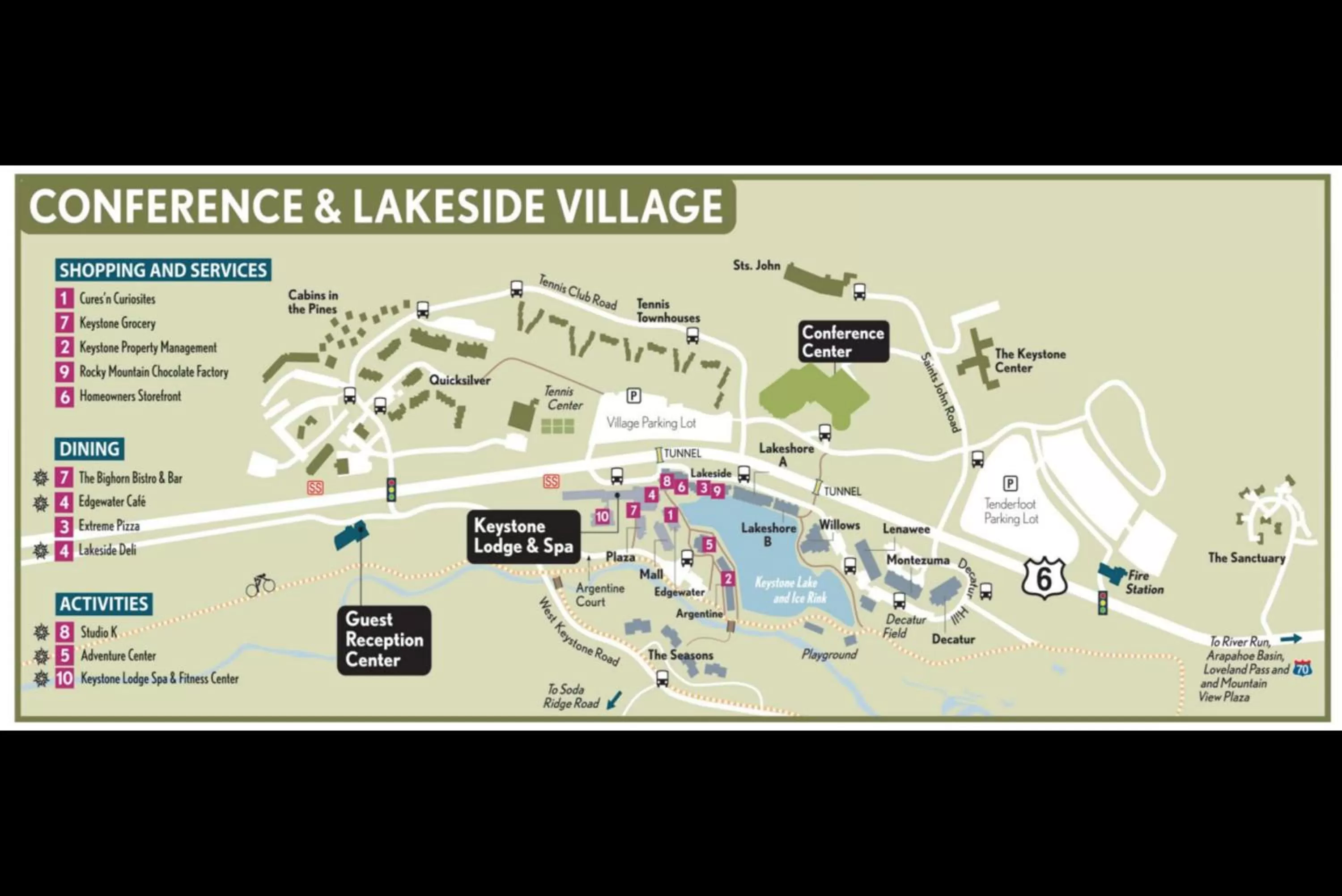 Location in The Keystone Lodge and Spa by Keystone Resort