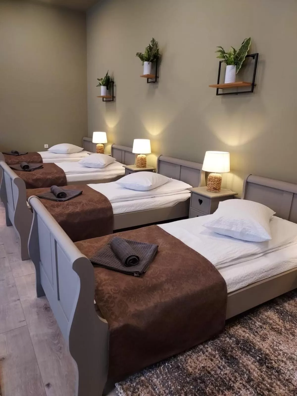 Bed in Zakarias Apartments