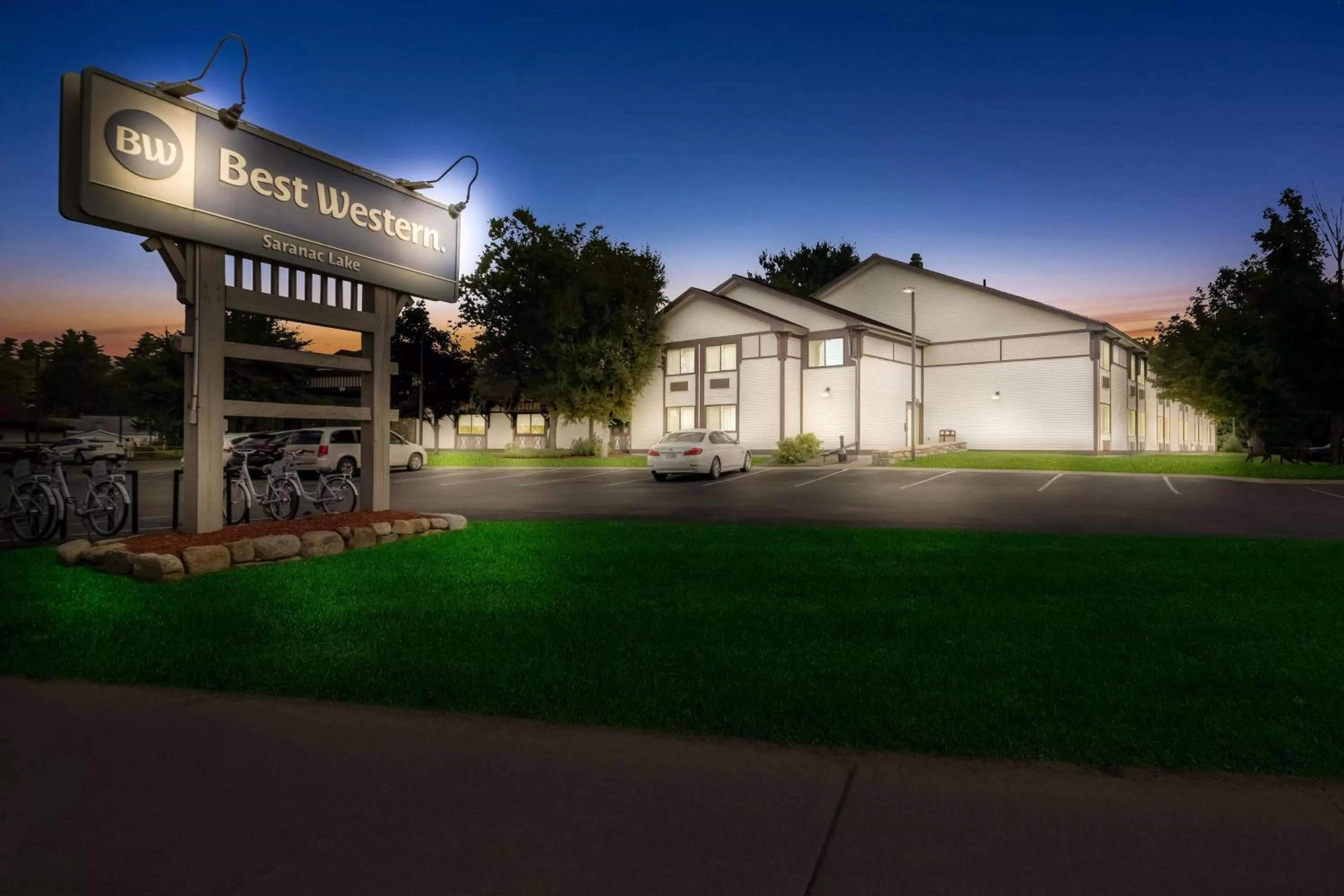 Property building in Best Western Saranac Lake