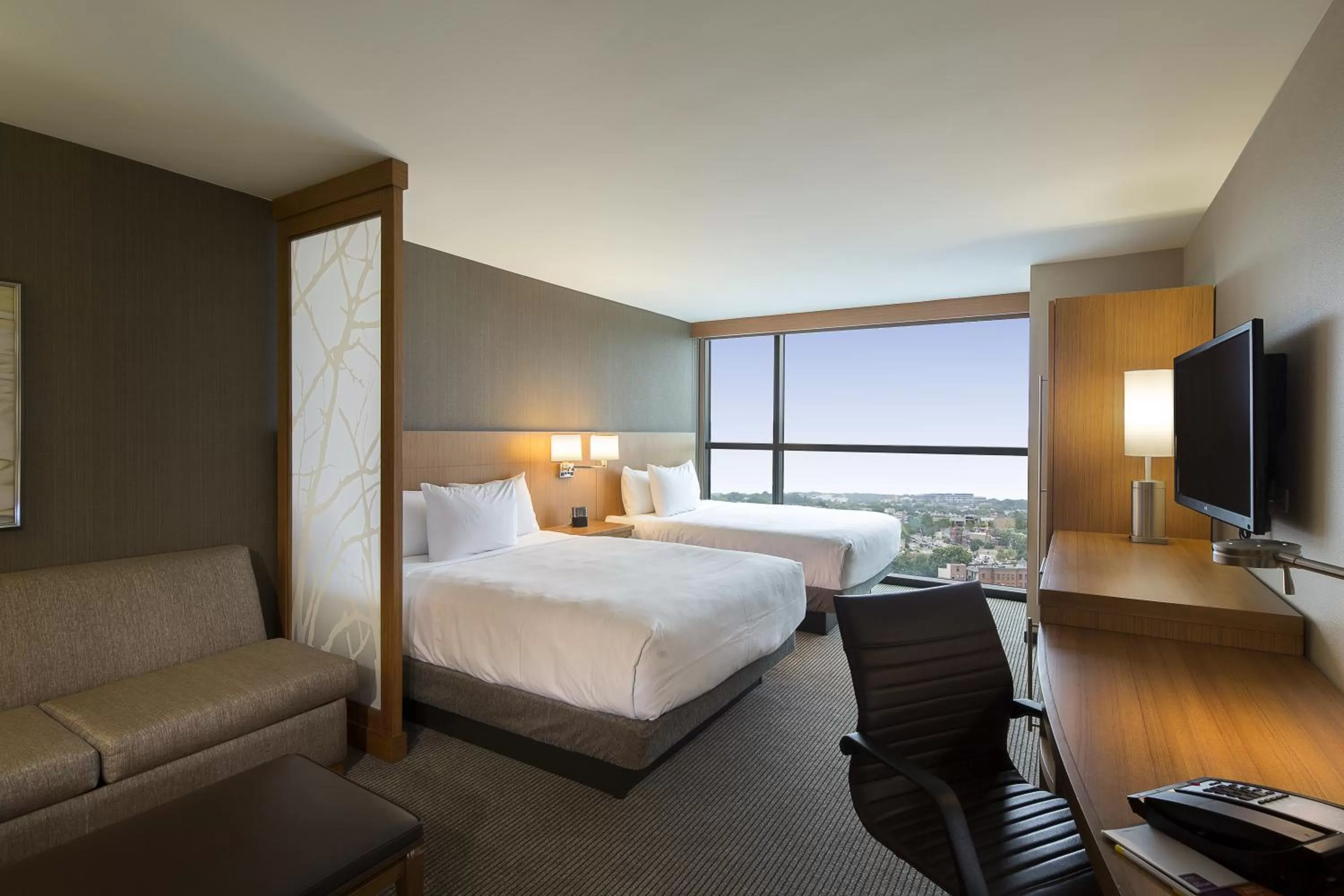 Queen Room with Two Queen Beds and Sofa Bed - High Floor in Hyatt Place Washington DC/US Capitol