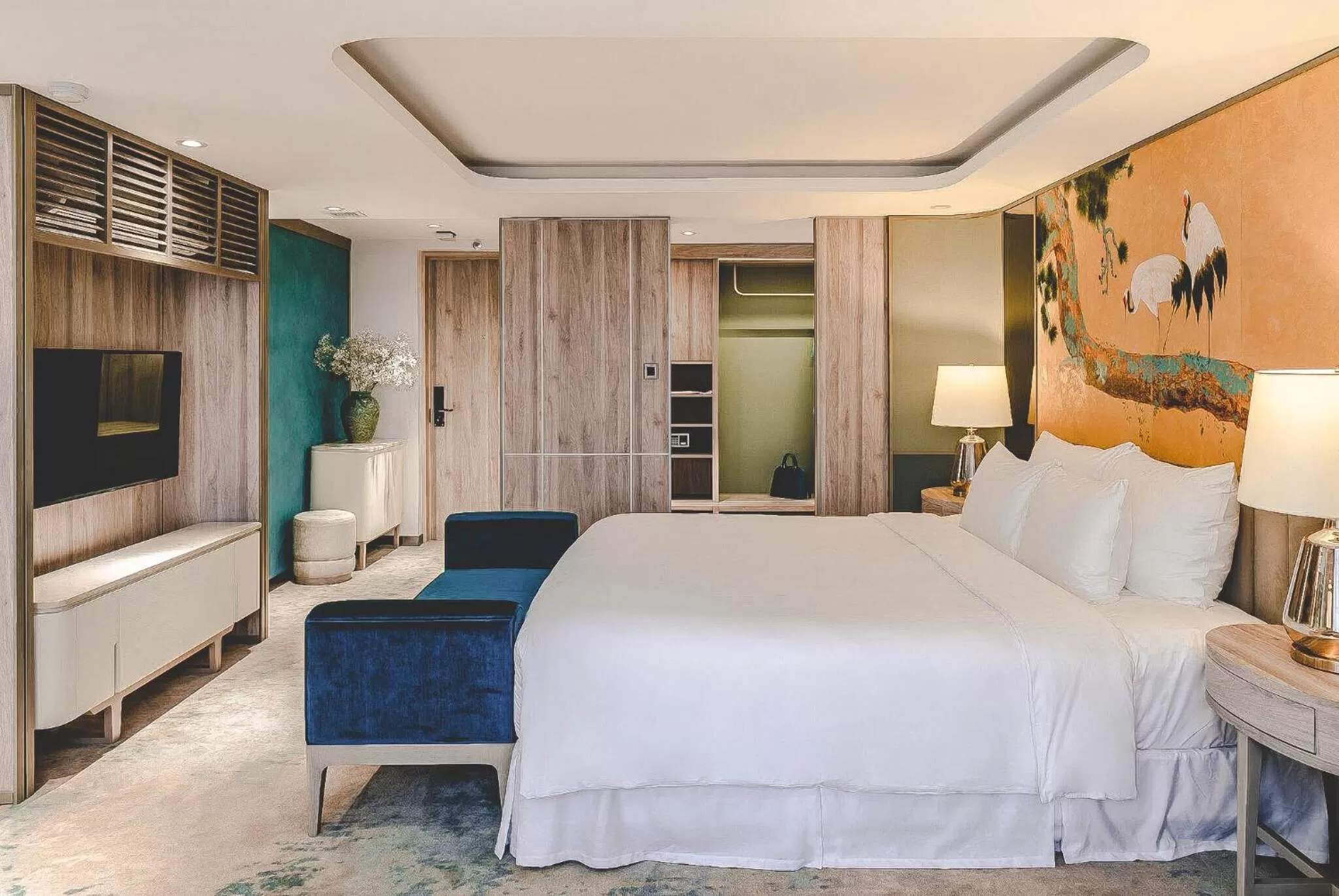 Bedroom, Bed in Hanoi Le Jardin Hotel & Spa