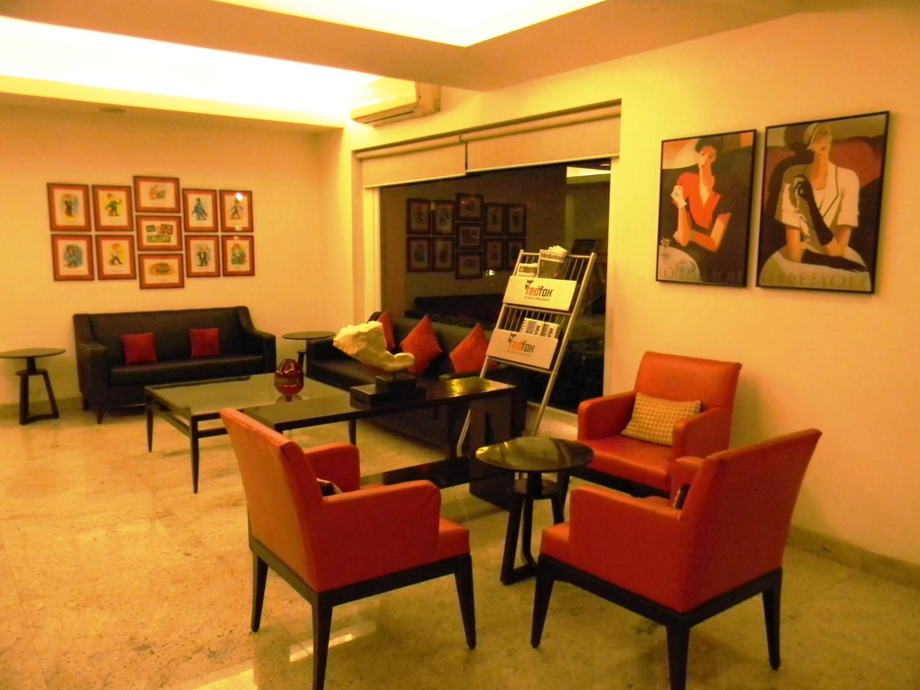 Lobby or reception in Red Fox by Lemon Tree Hotels, East Delhi