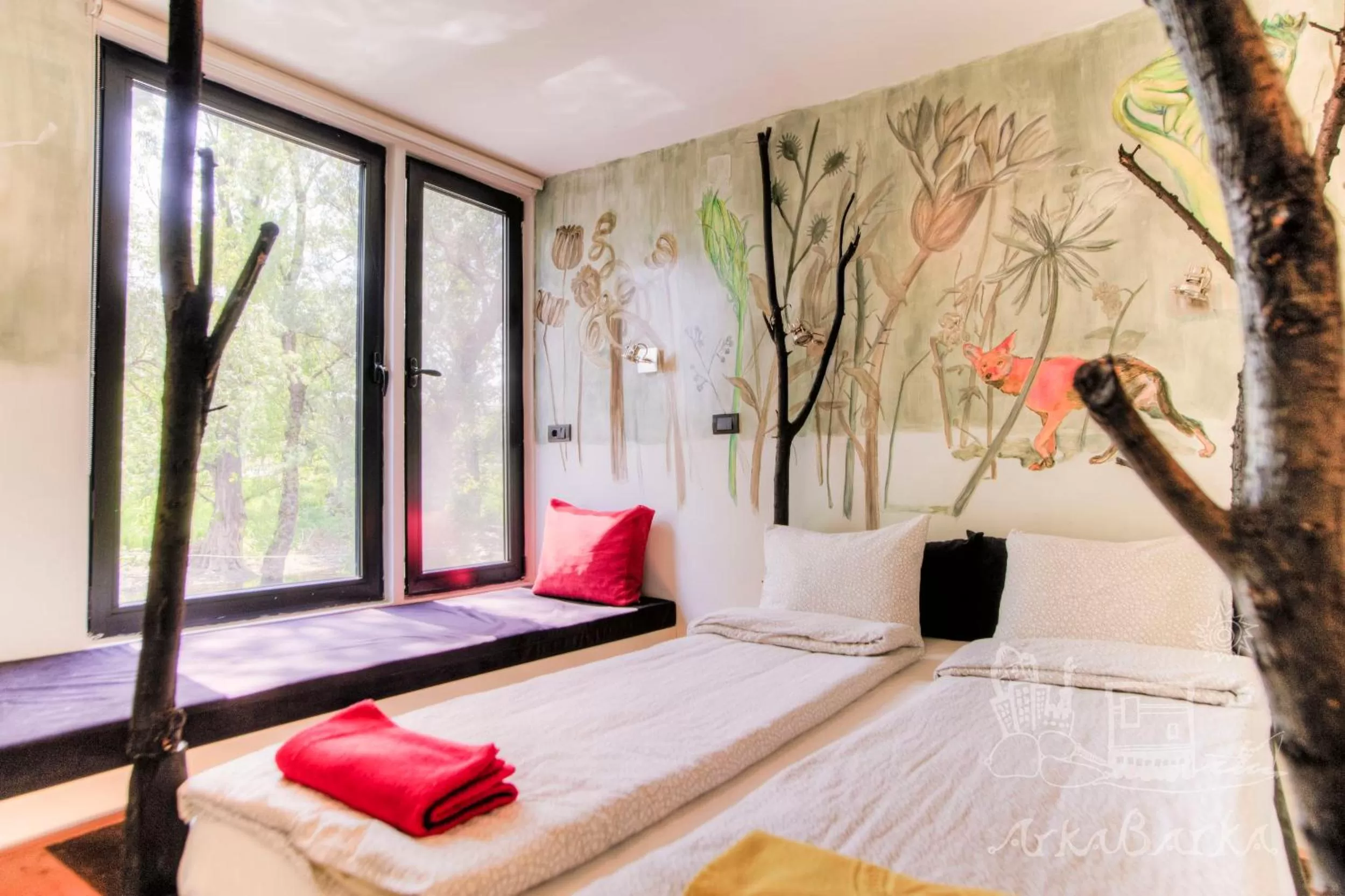 Spring, Bed in ArkaBarka 2- Floating Dream Rooms and Apartments