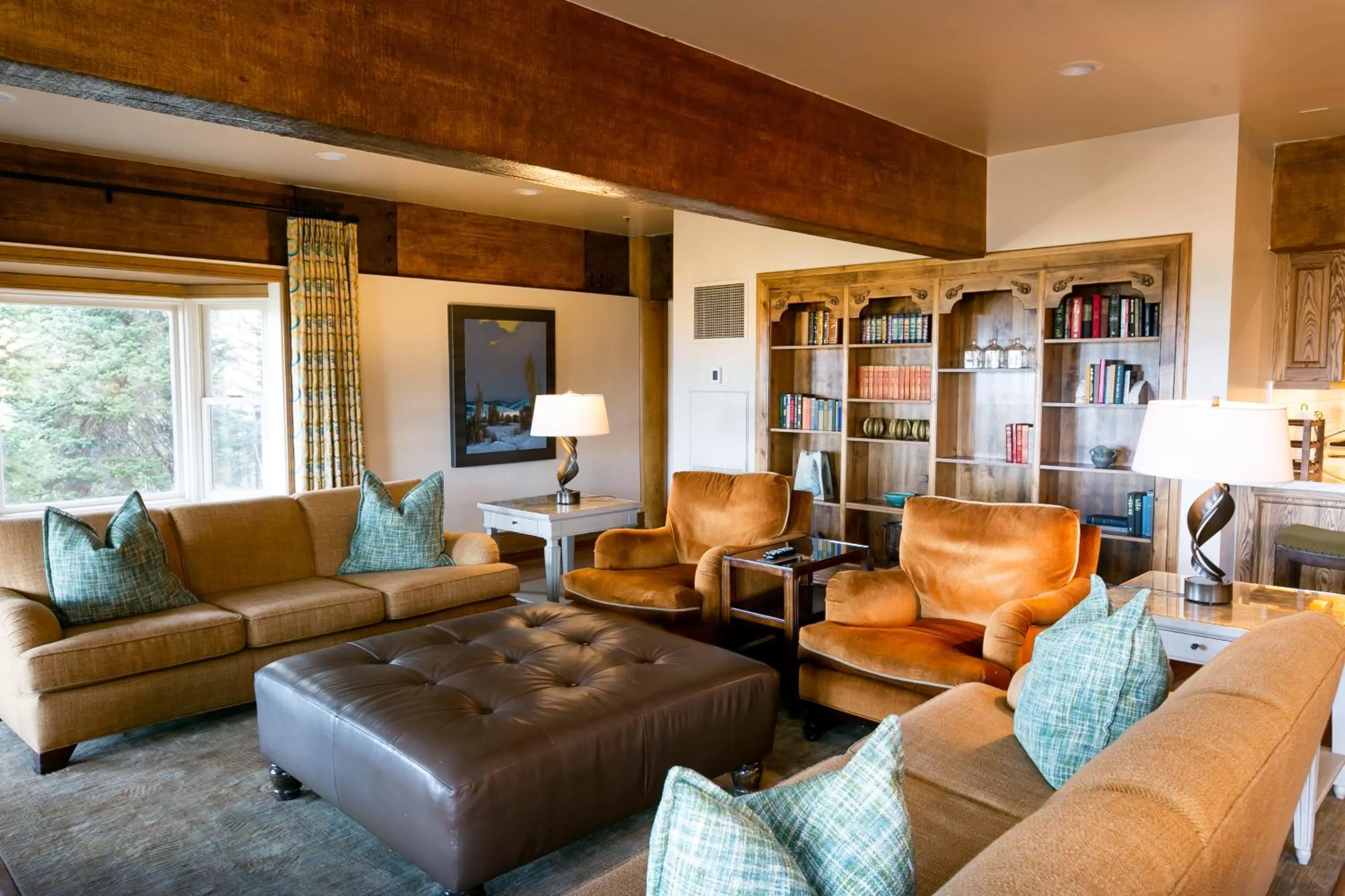 Living room in Stein Eriksen Lodge Deer Valley