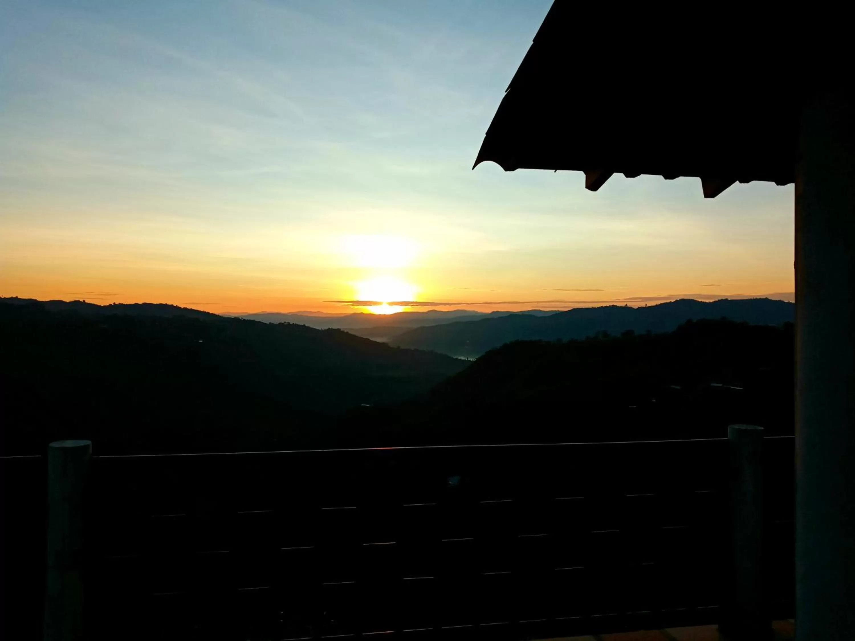 Mountain view in Hotel Kasama