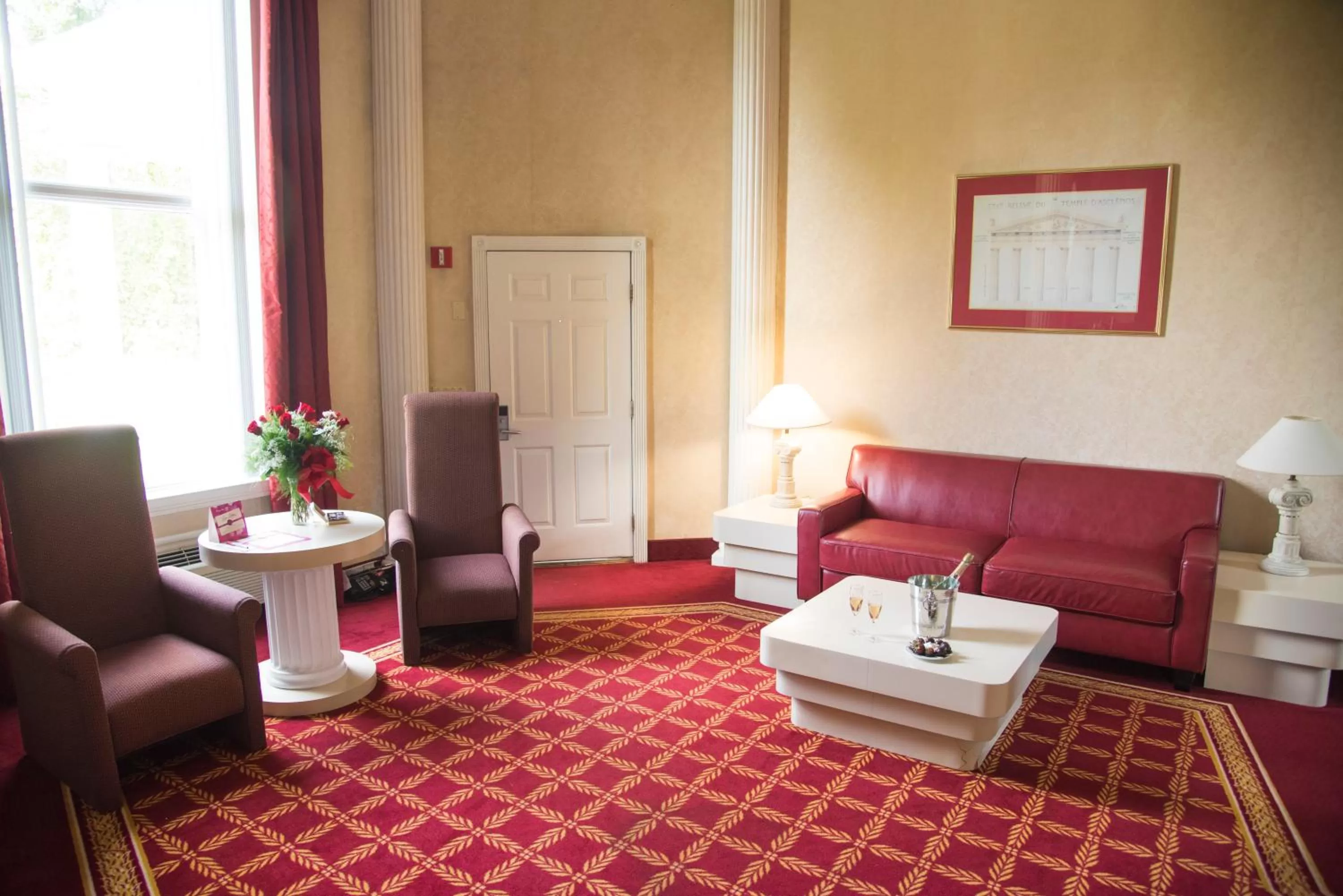 Seating Area in Pocono Palace Resort