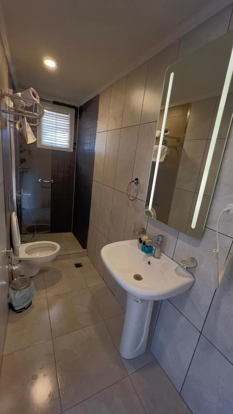 Shower in The Lola Hotel