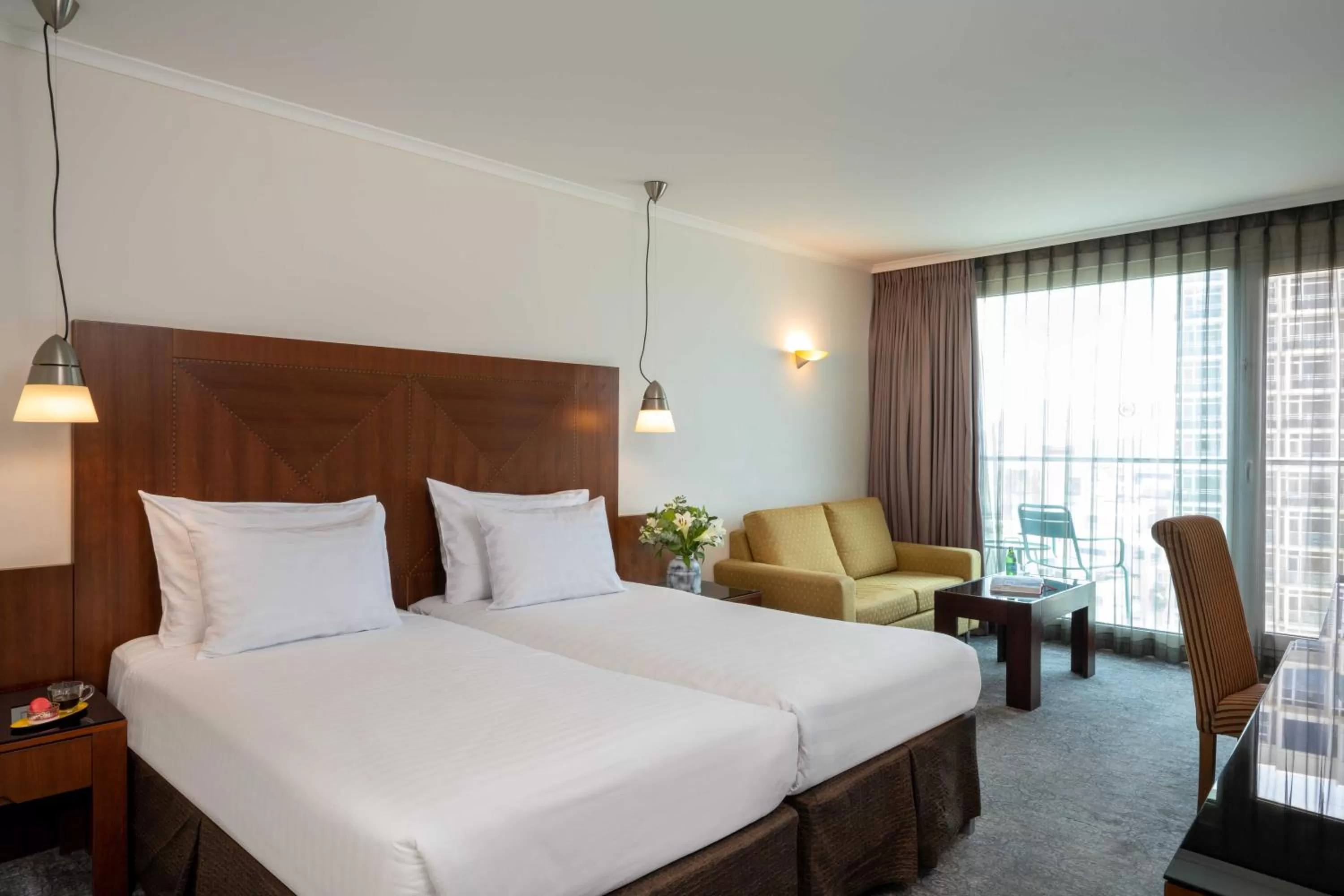 Bedroom, Bed in Crowne Plaza Tel Aviv Beach by IHG