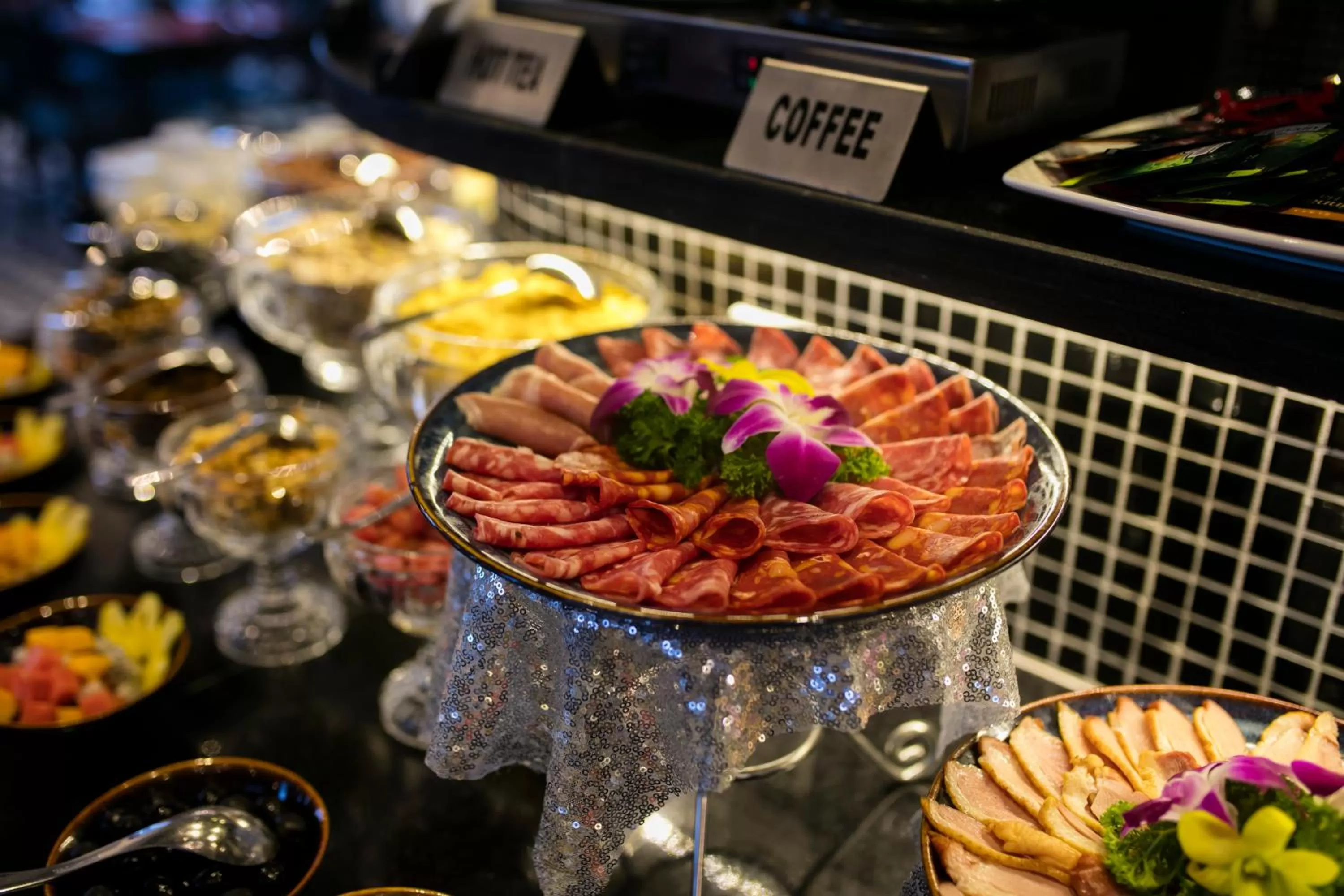 Continental breakfast in JM Marvel Hotel & Spa