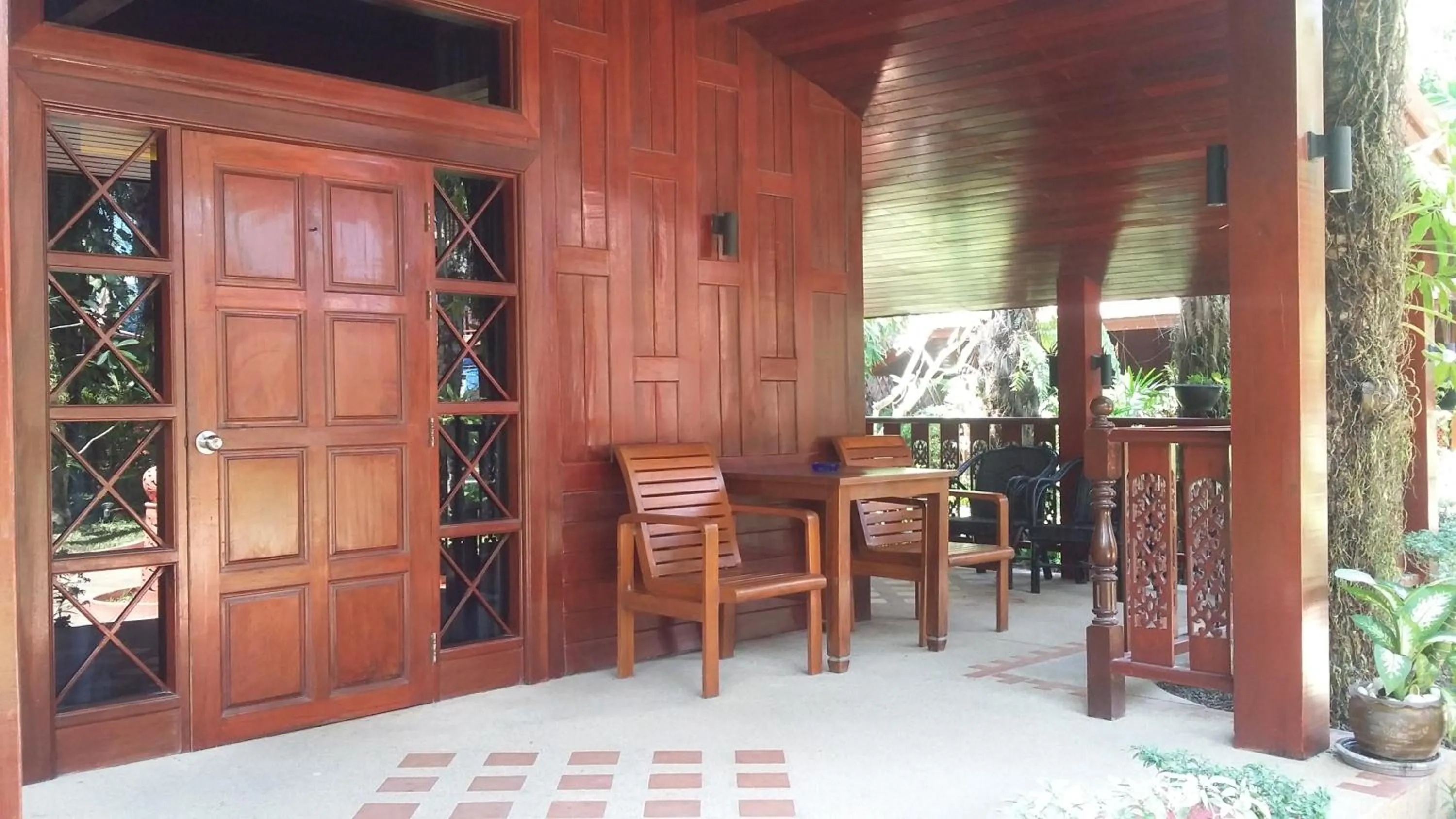 Balcony/Terrace in Royal Phawadee Village Patong - 2 Minutes walk to the beach