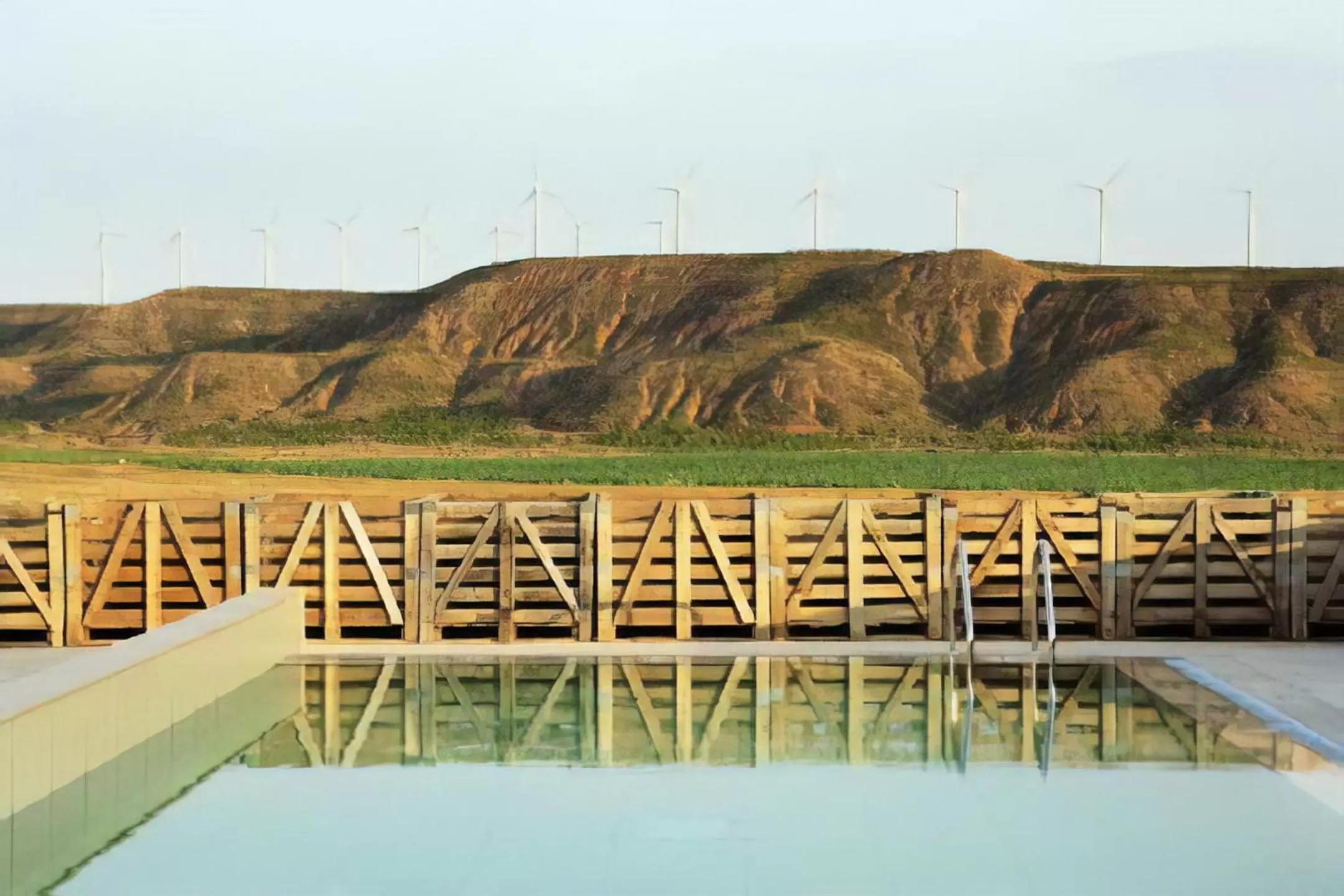 Natural landscape in Hotel Aire de Bardenas