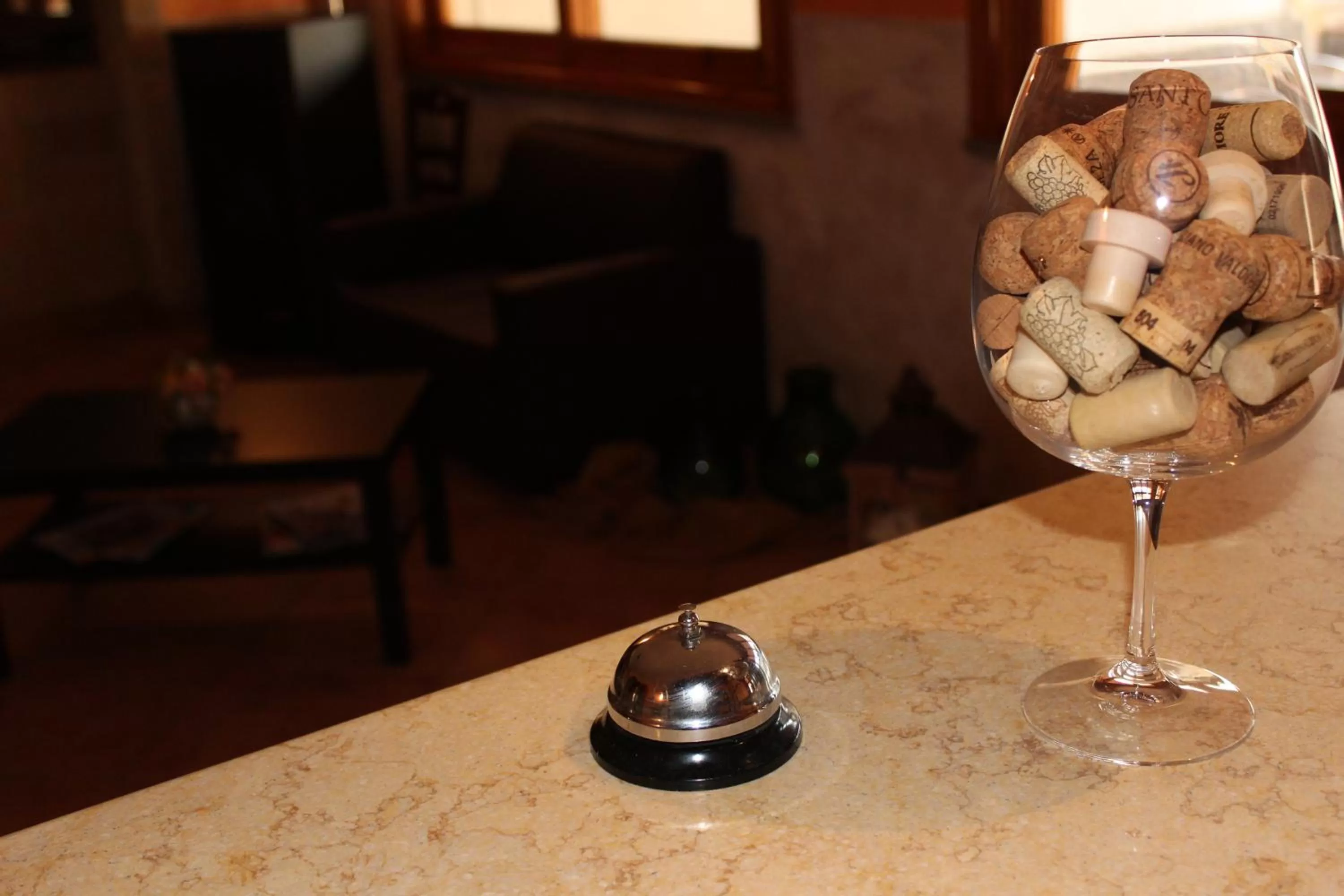 Lobby or reception in B&B La Vigna