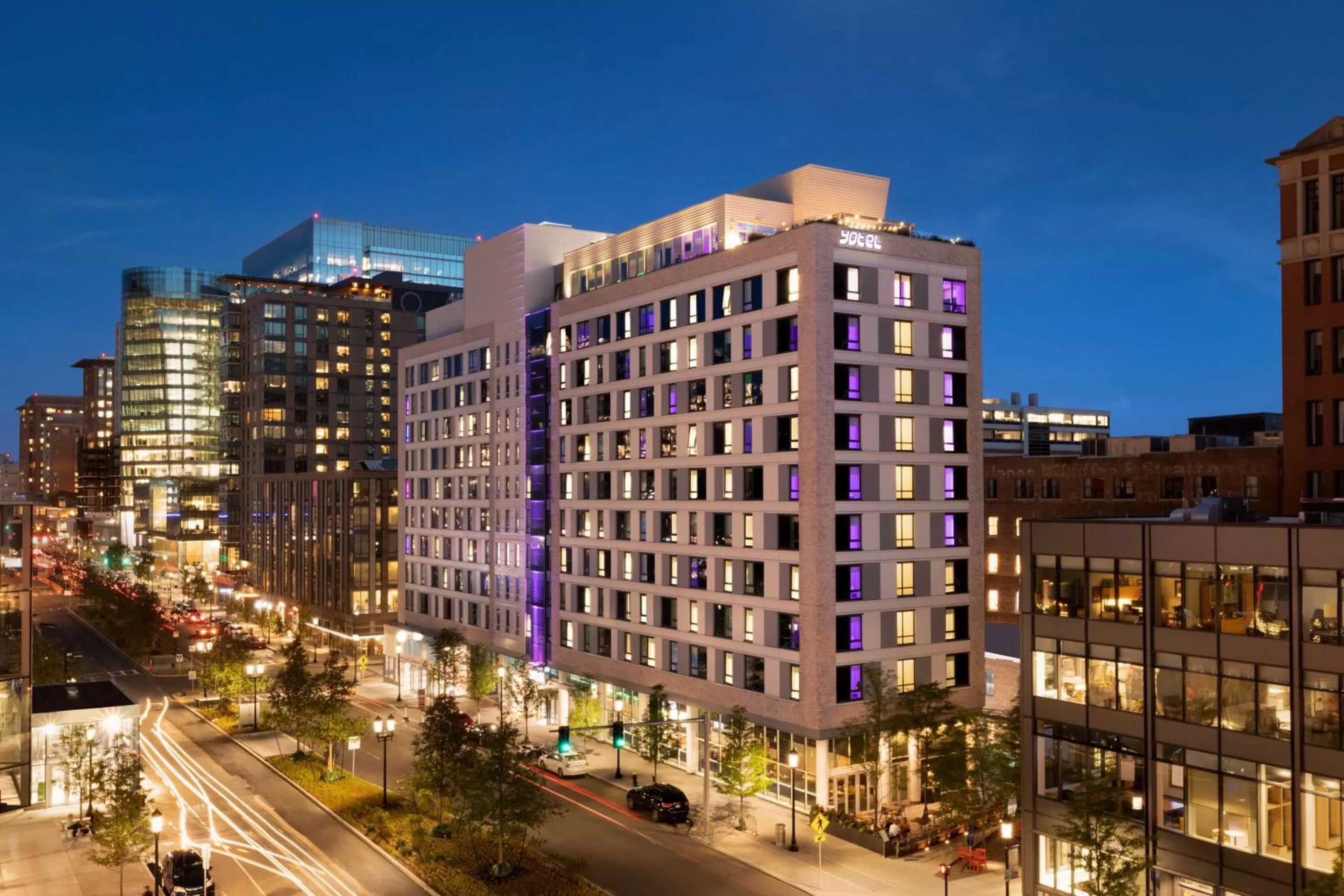 Property building in YOTEL Boston